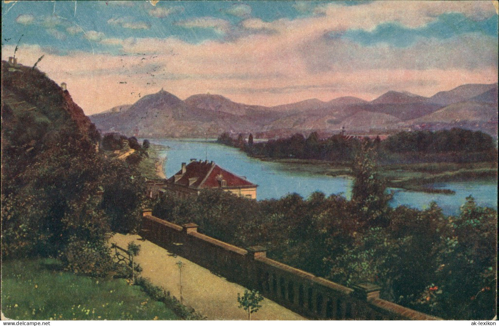 Königswinter Siebengebirge Partie Mit Nonnenwerth Rolandseck 1926 - Remagen