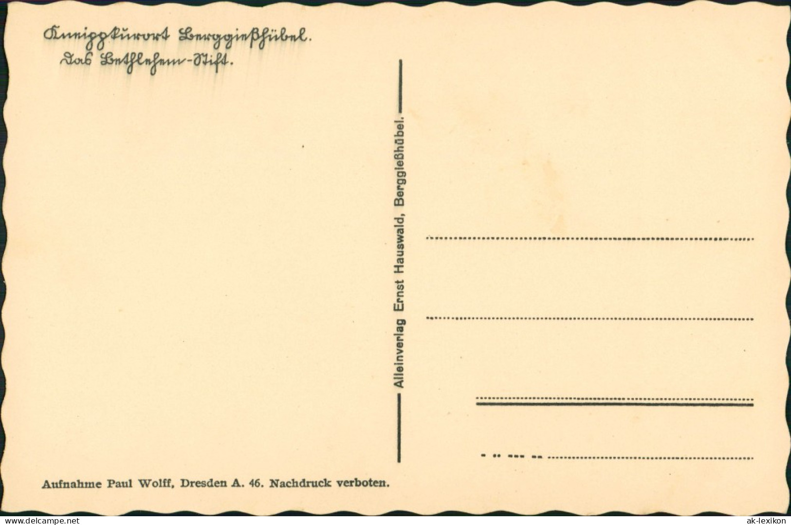 Ansichtskarte Bad Gottleuba-Bad Gottleuba-Berggießhübel Bethlehem Stift 1934 - Bad Gottleuba-Berggiesshuebel