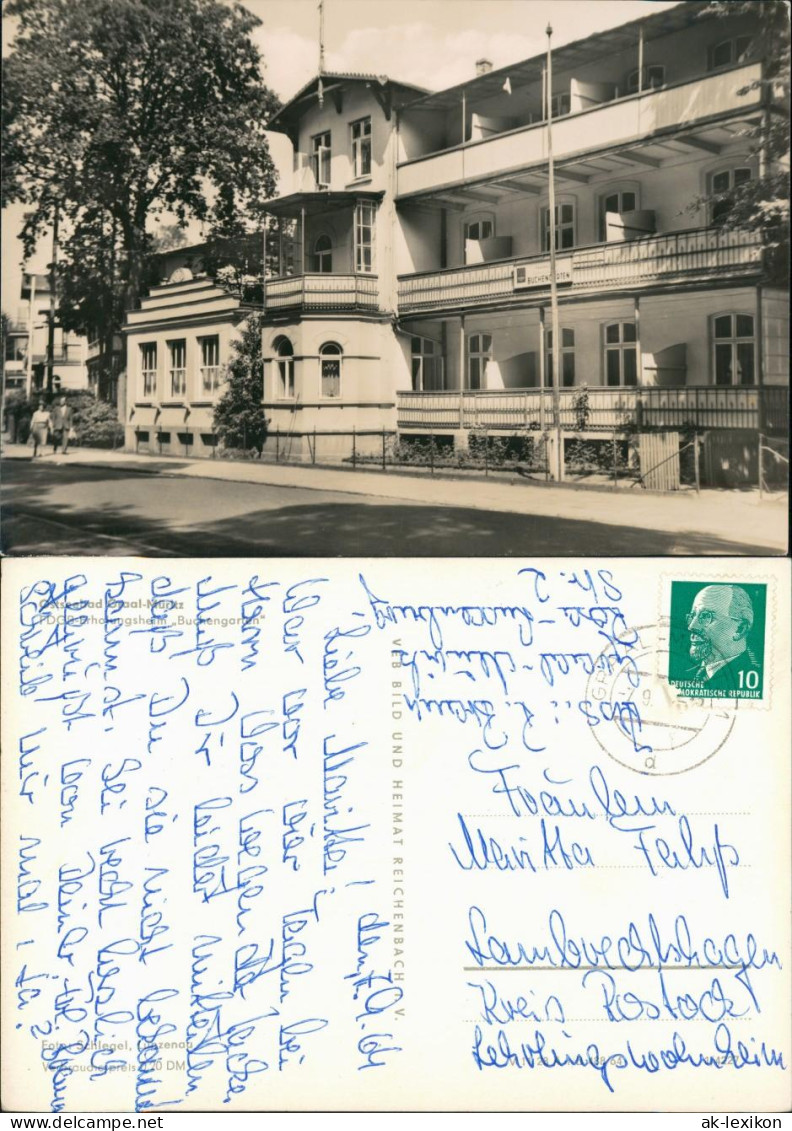 Ansichtskarte Graal-Müritz FDGB Ferienheim Buchengarten 1972 - Graal-Müritz
