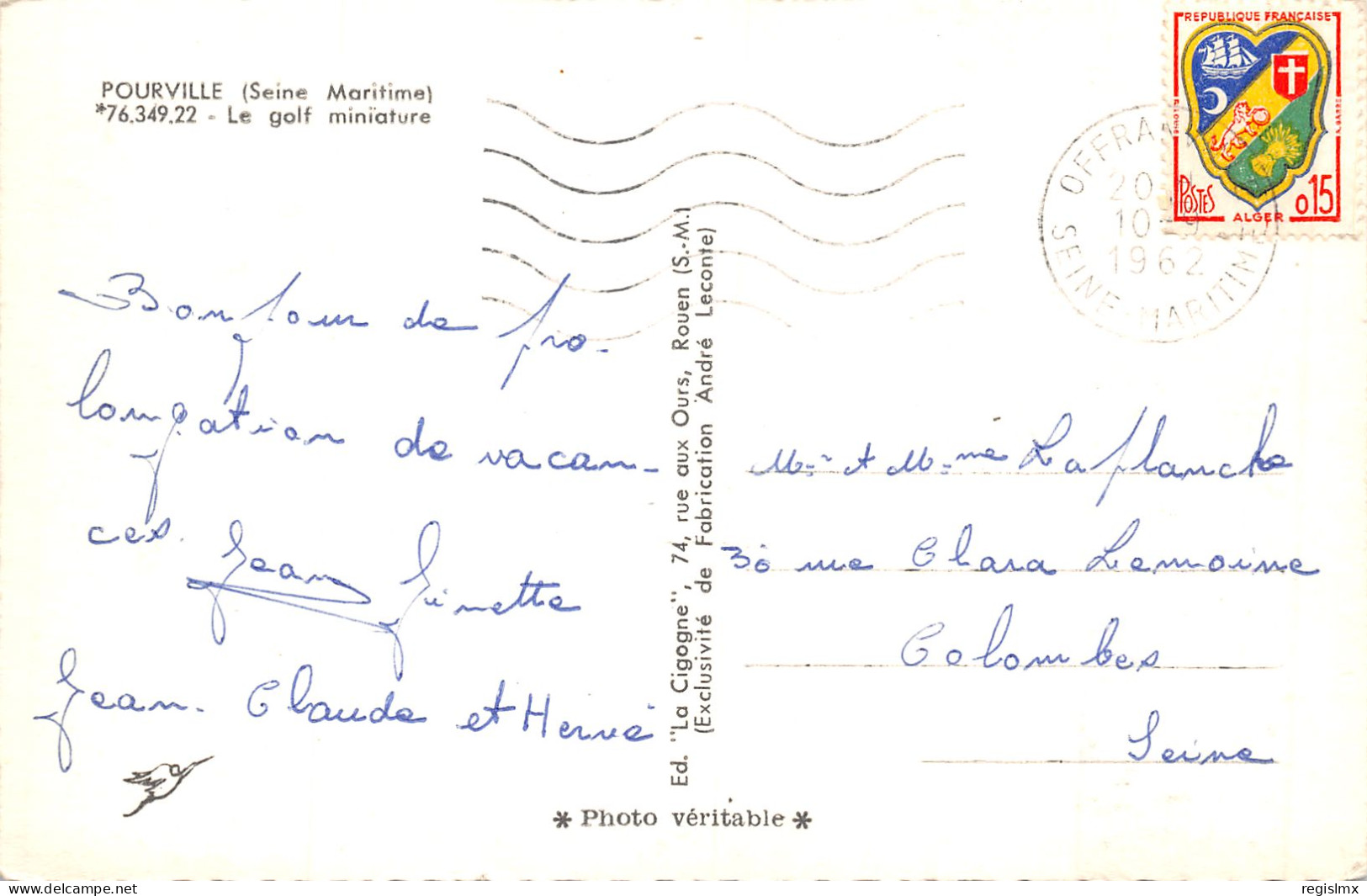 76-POURVILLE-N°355-F/0265 - Other & Unclassified