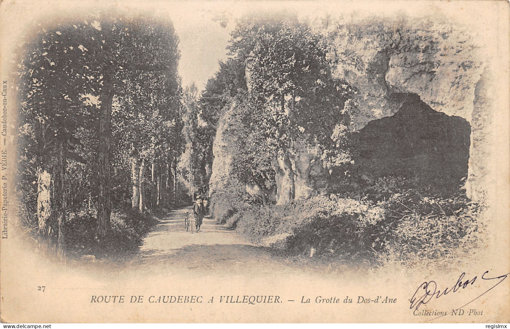 76-ROUTE DE CAUDEBEC A VILLEQUIER-N°355-F/0249 - Autres & Non Classés