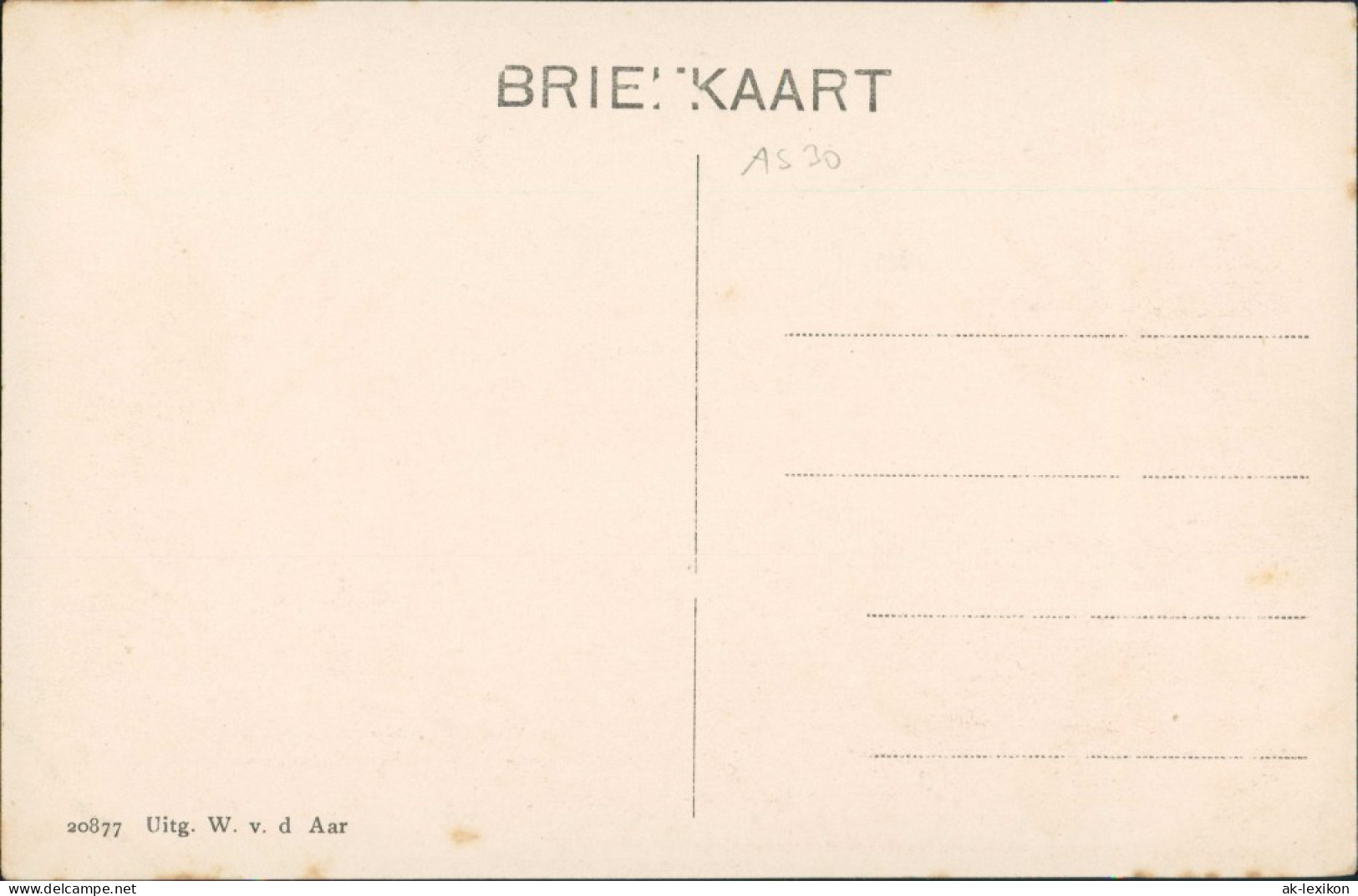 Postkaart Wijk Aan Zee Straßenpartie Cafe 1917 - Wijk Aan Zee