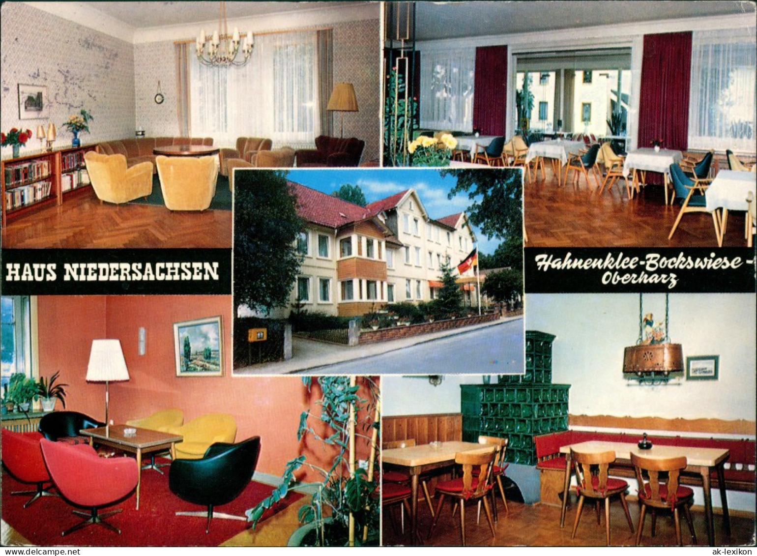 Hahnenklee-Goslar Unterkunft Pension Haus Niedersachsen Innen & Außen  1974 - Goslar
