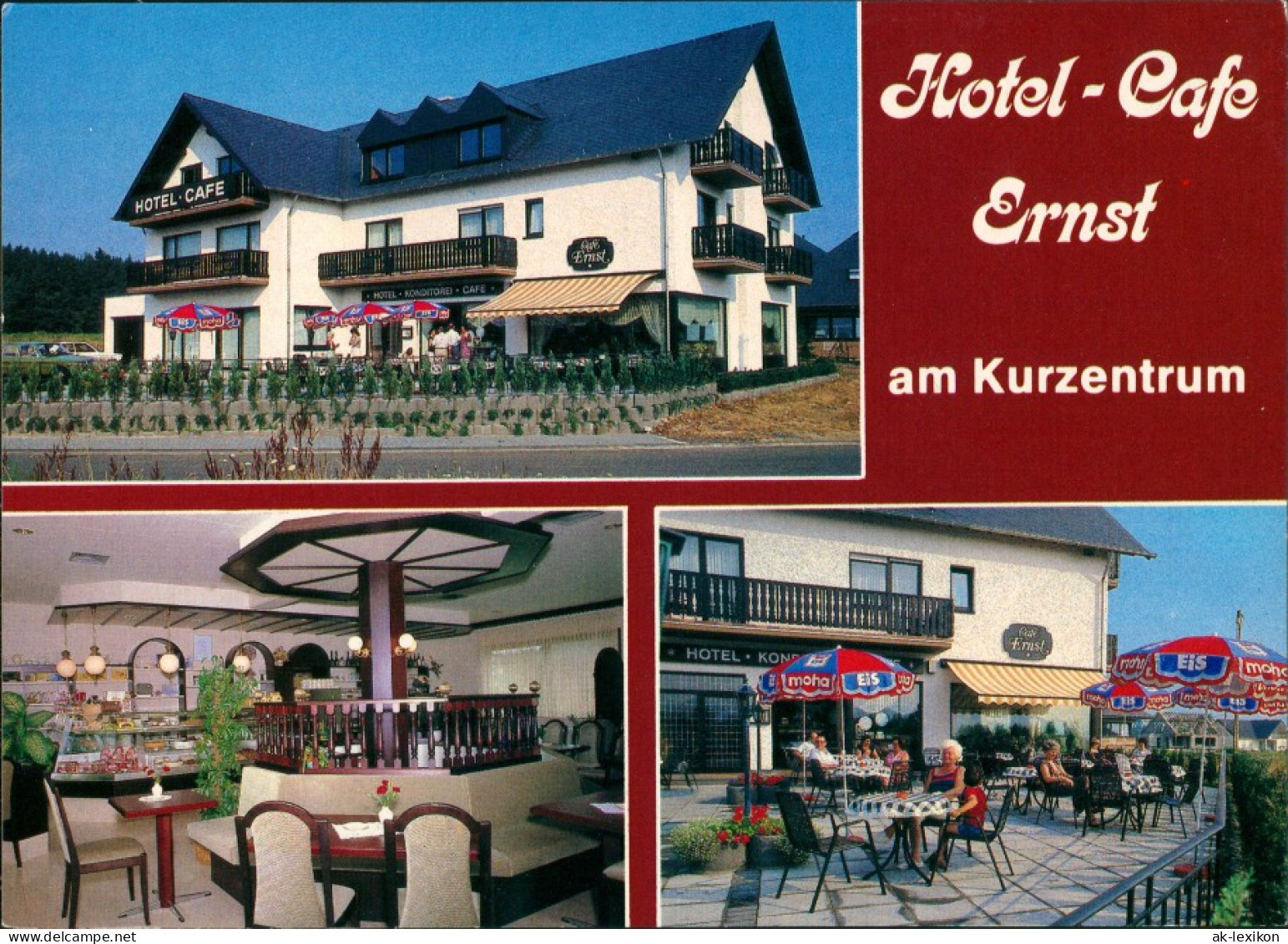 Bernkastel-Kues  Cues Hotel - Café ERNST Am Kurzentrum - Amselweg 11 1986 - Bernkastel-Kues