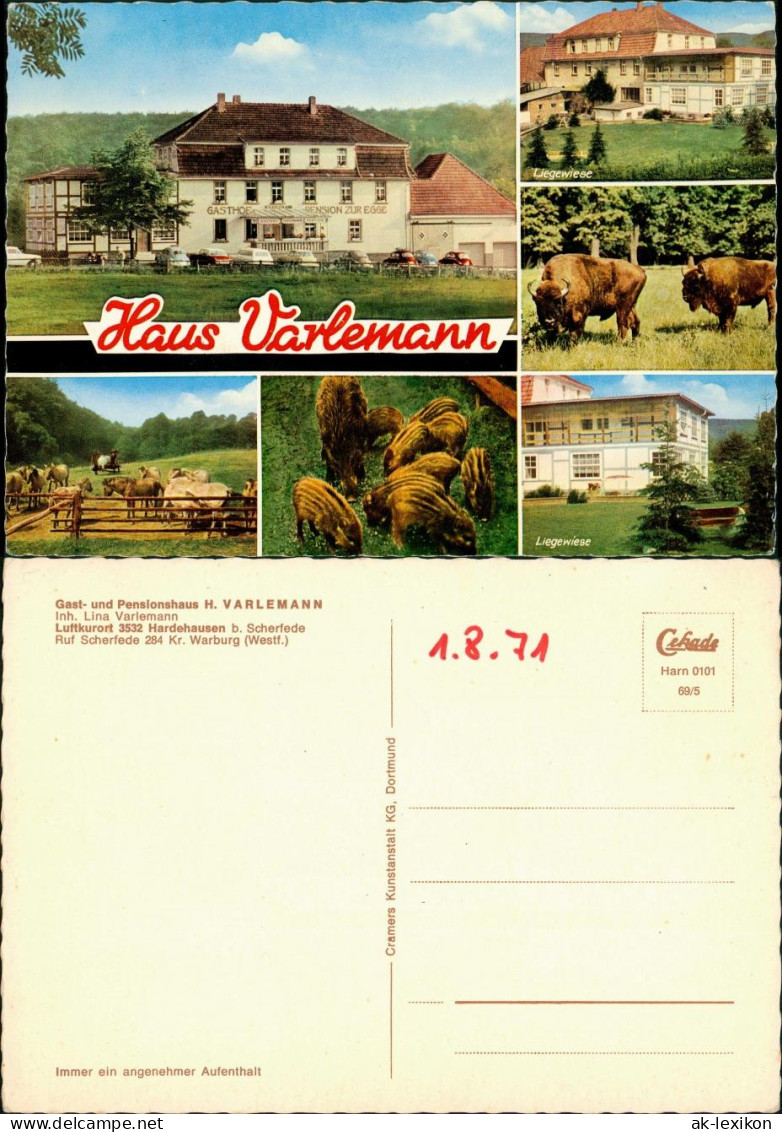 Hardehausen Gast- Und Pensionshaus H. VARLEMANN Bei Scherfede Westfalen 1969 - Sonstige & Ohne Zuordnung