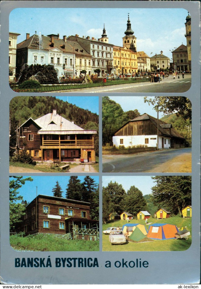 Neusohl Banská Bystrica 5 Ansichten Banská Bystrica Mehrbild-AK 1980 - Slovakia