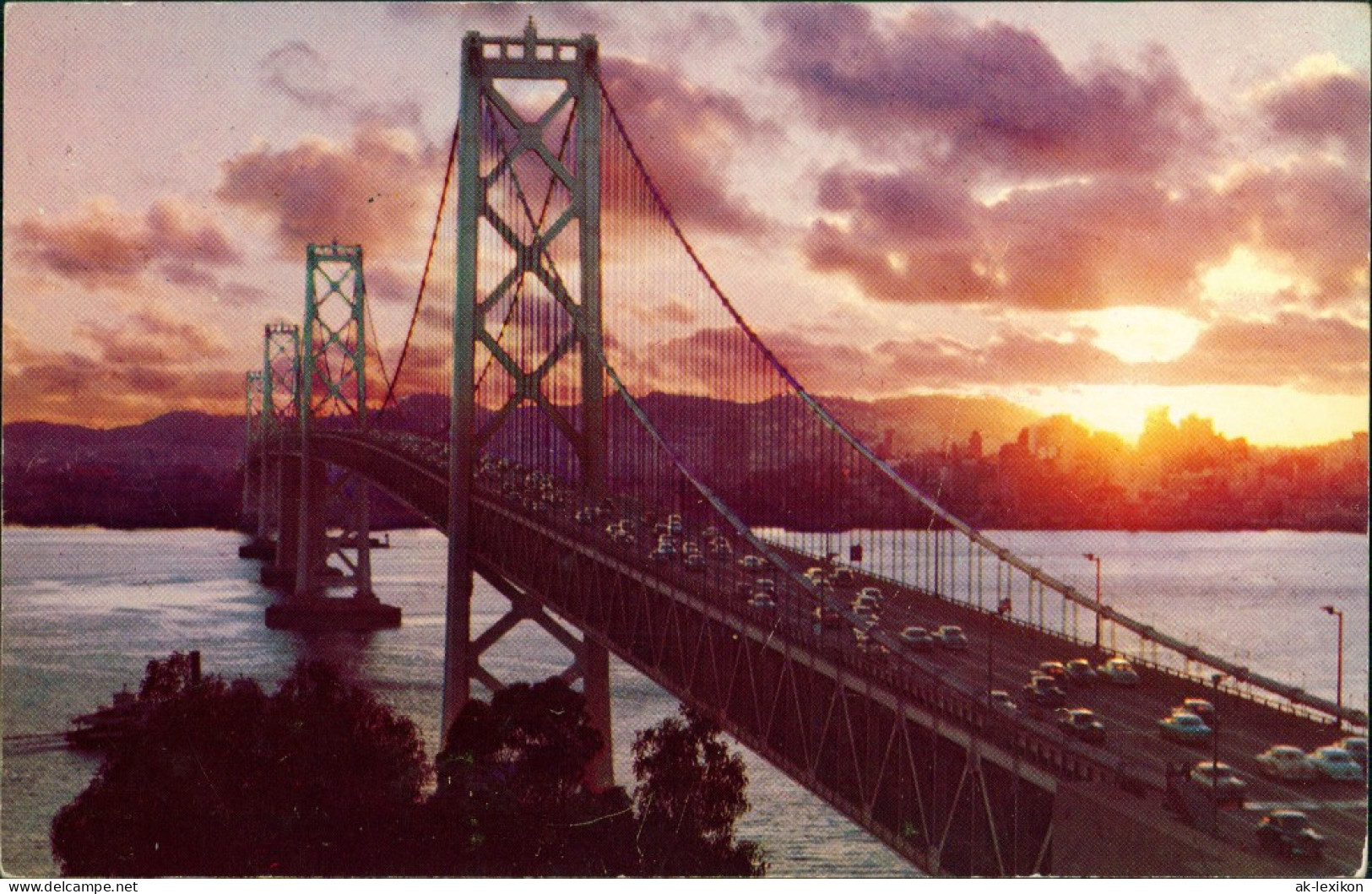 Postcard San Francisco City By The Golden Gate, Brücke, Bridge 1960 - Sonstige & Ohne Zuordnung