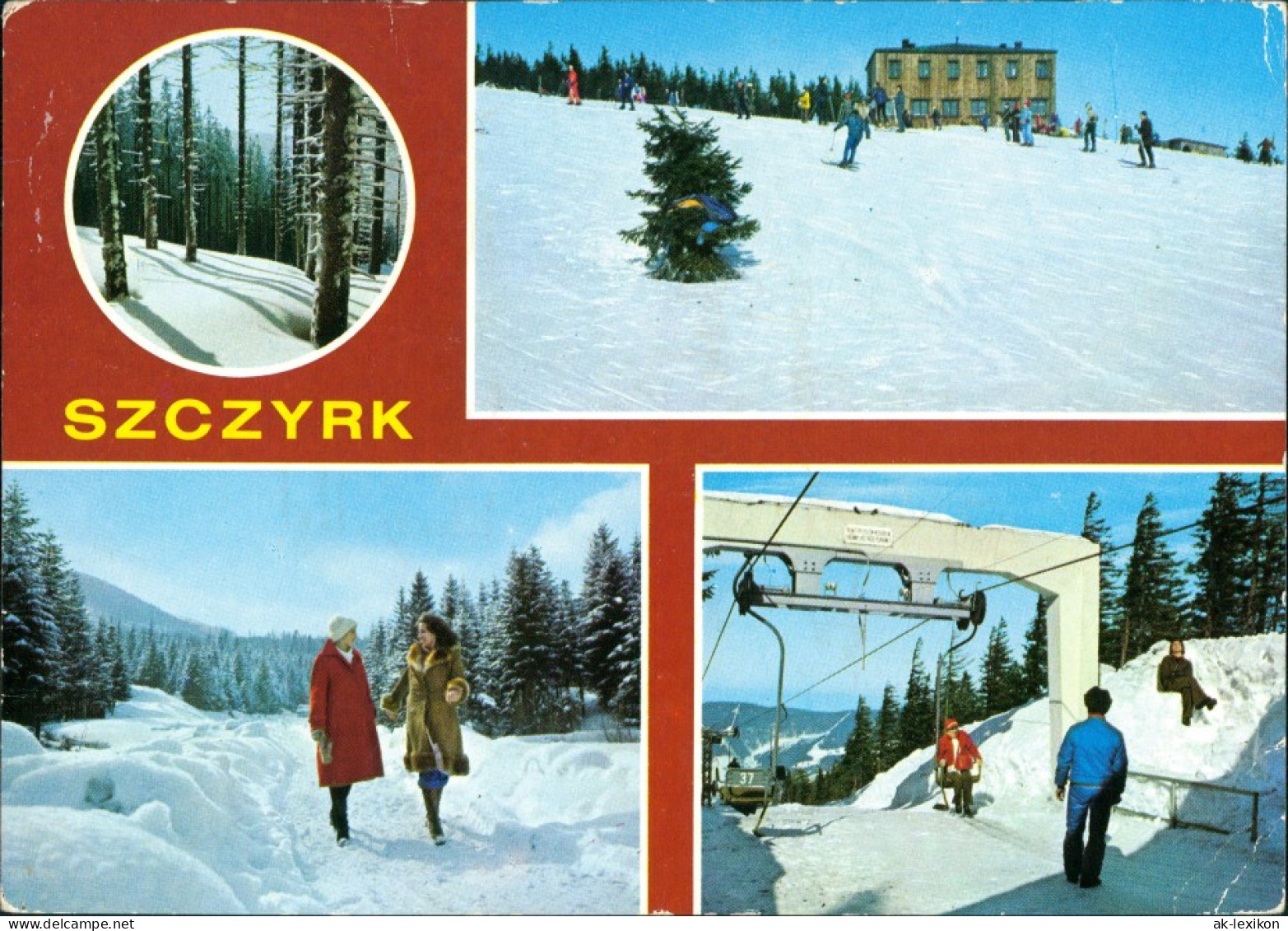 Schirk Szczyrk Schronisko PTTK Na Skrzycznem. Wyciąg Krzesełkowy 1976 - Schlesien