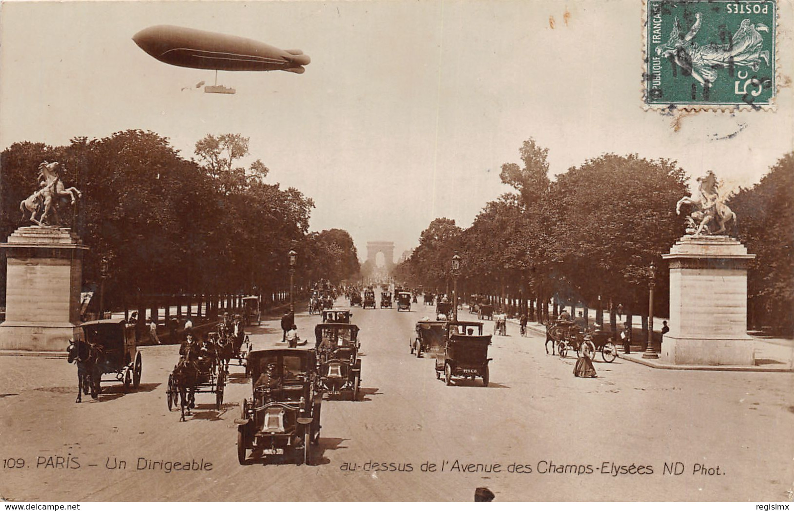 75-PARIS-LES CHAMPS ELYSEES-N°355-F/0001 - Other & Unclassified