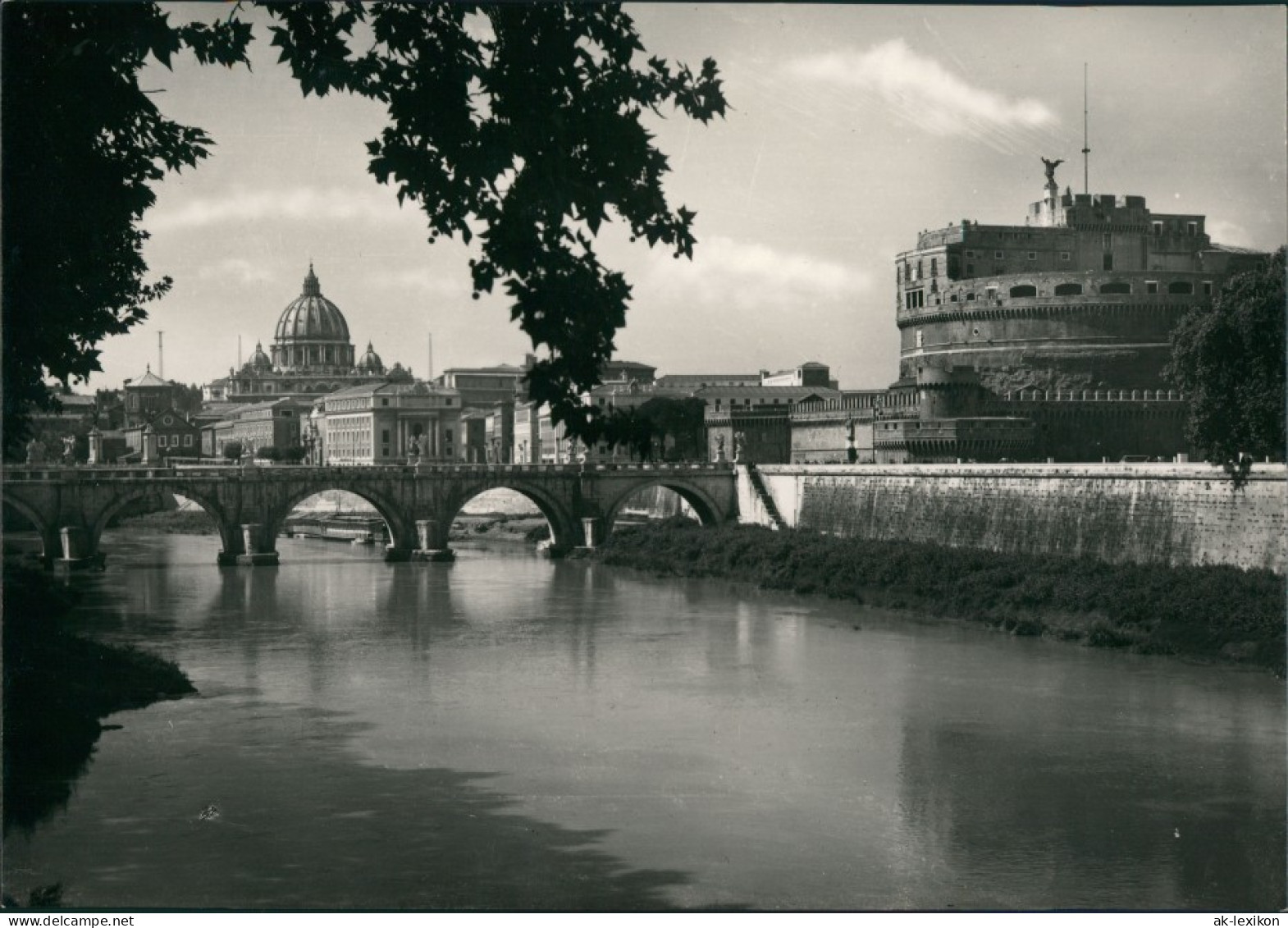 Cartoline Rom Roma Der Kastell Und Brücke S. Angelo 1962 - Autres & Non Classés