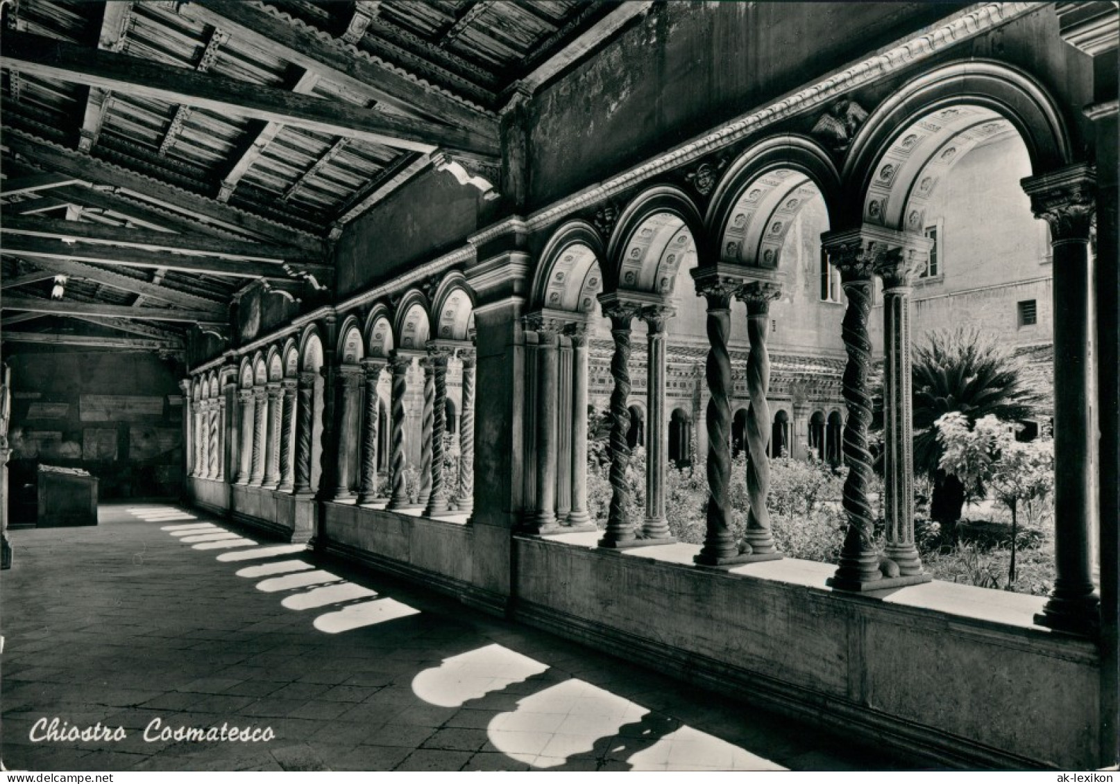 Cartoline Rom Roma BASILICA DI SAN PAOLO Chiostro Cosmatesco 1962 - Autres & Non Classés