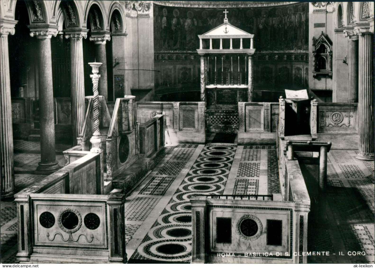 Cartoline Rom Roma Basilica Of St. Clement - The Choir 1962 - Autres & Non Classés