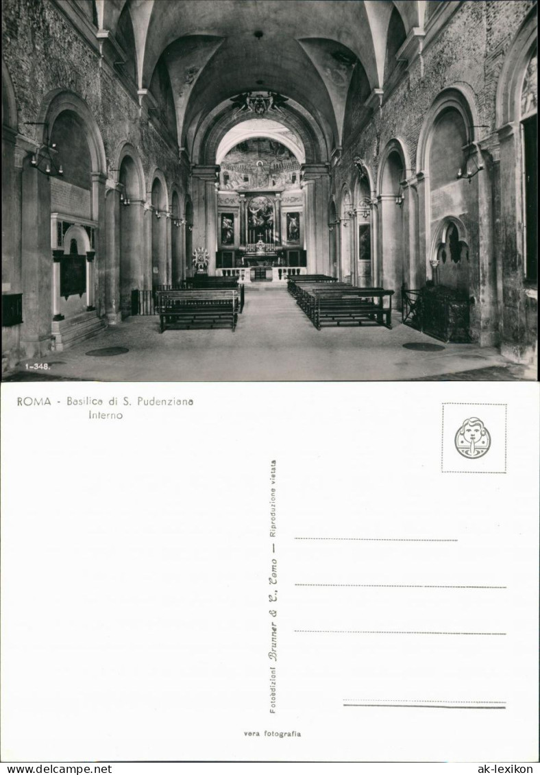 Cartoline Rom Roma Basilica Di S. Pudenziana 1962 - Other & Unclassified