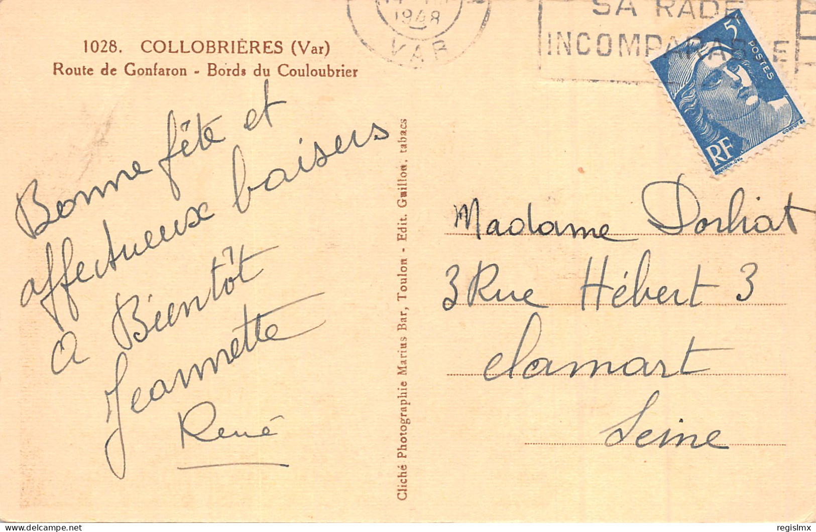 83-COLLOBRIERES-N°356-D/0021 - Collobrieres