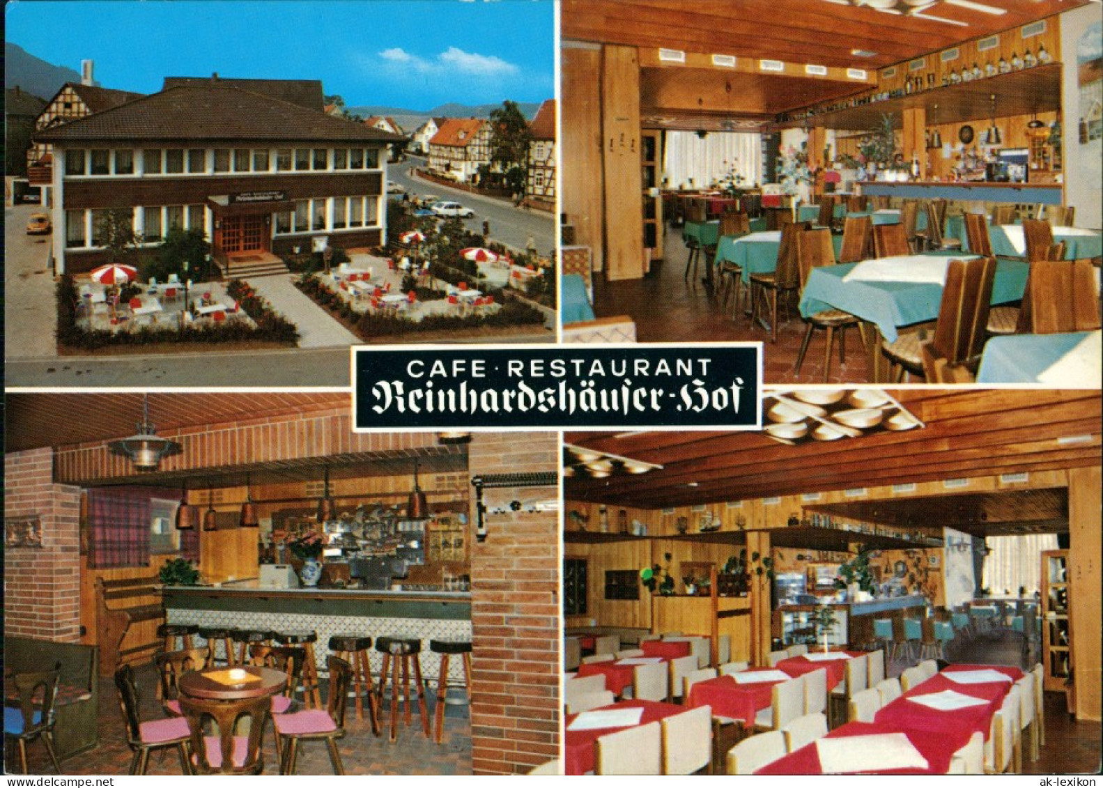 Bad Wildungen Café Restaurant Reinhardshäuser Hof Bes. Schneider 1970 - Bad Wildungen