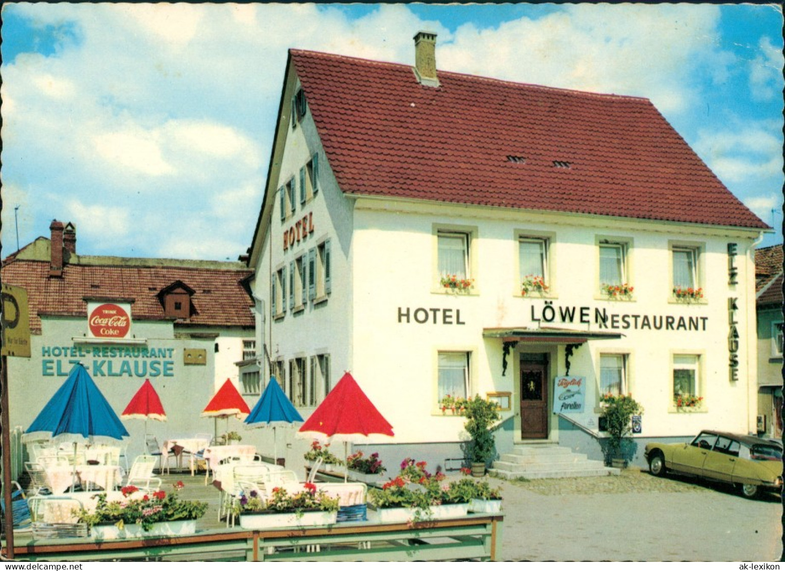 Kollnau-Waldkirch (Schwarzwald Breisgau) HOTEL-RESTAURANT ZUM LÖWEN I  1970 - Waldkirch