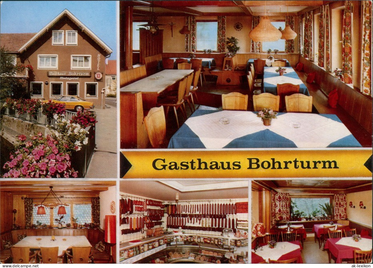Ochsenhausen Werbung Reklame-Karte Gasthaus Metzgerei Zum Bohrturm 1970 - Other & Unclassified