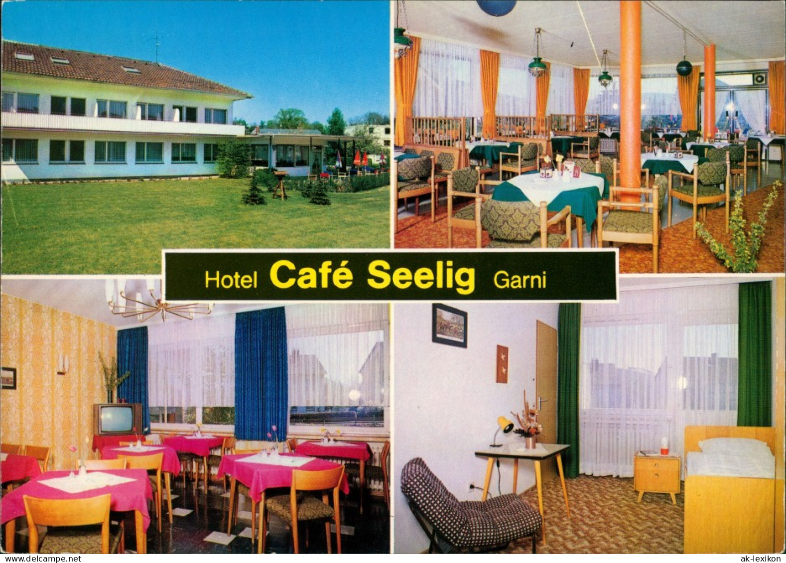 Bad Driburg Hotel Cafe Seelig Garni Mühlenstrasse Innen & Außen 1980 - Bad Driburg