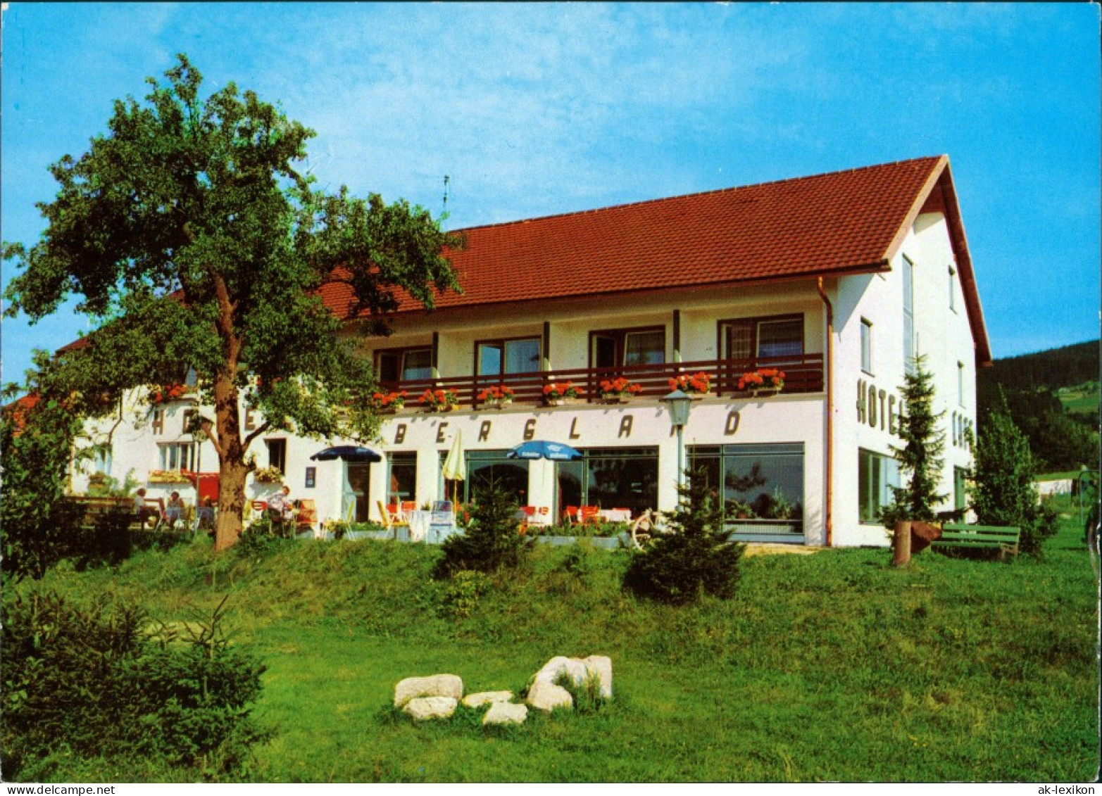 Lackenhäuser-Neureichenau HOTEL CAFÉ BERGLAND I Bayerischer Wald 1970 - Other & Unclassified