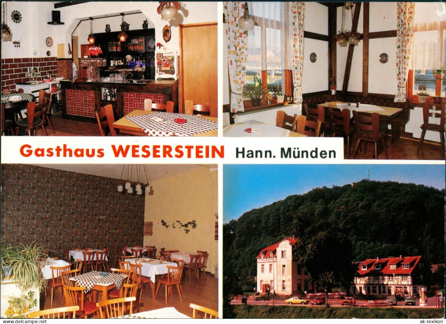 Hannoversch Münden Hann. Münden Gasthaus Gaststätte Weserstein  1990 - Hannoversch Münden