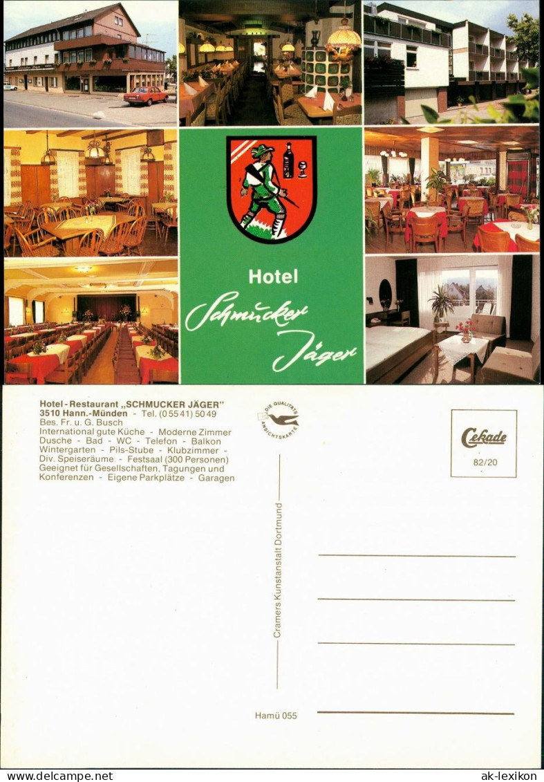 Hannoversch Münden Hann. Münden Hotel Restaurant SCHMUCKER JÄGER  1982 - Hannoversch Münden