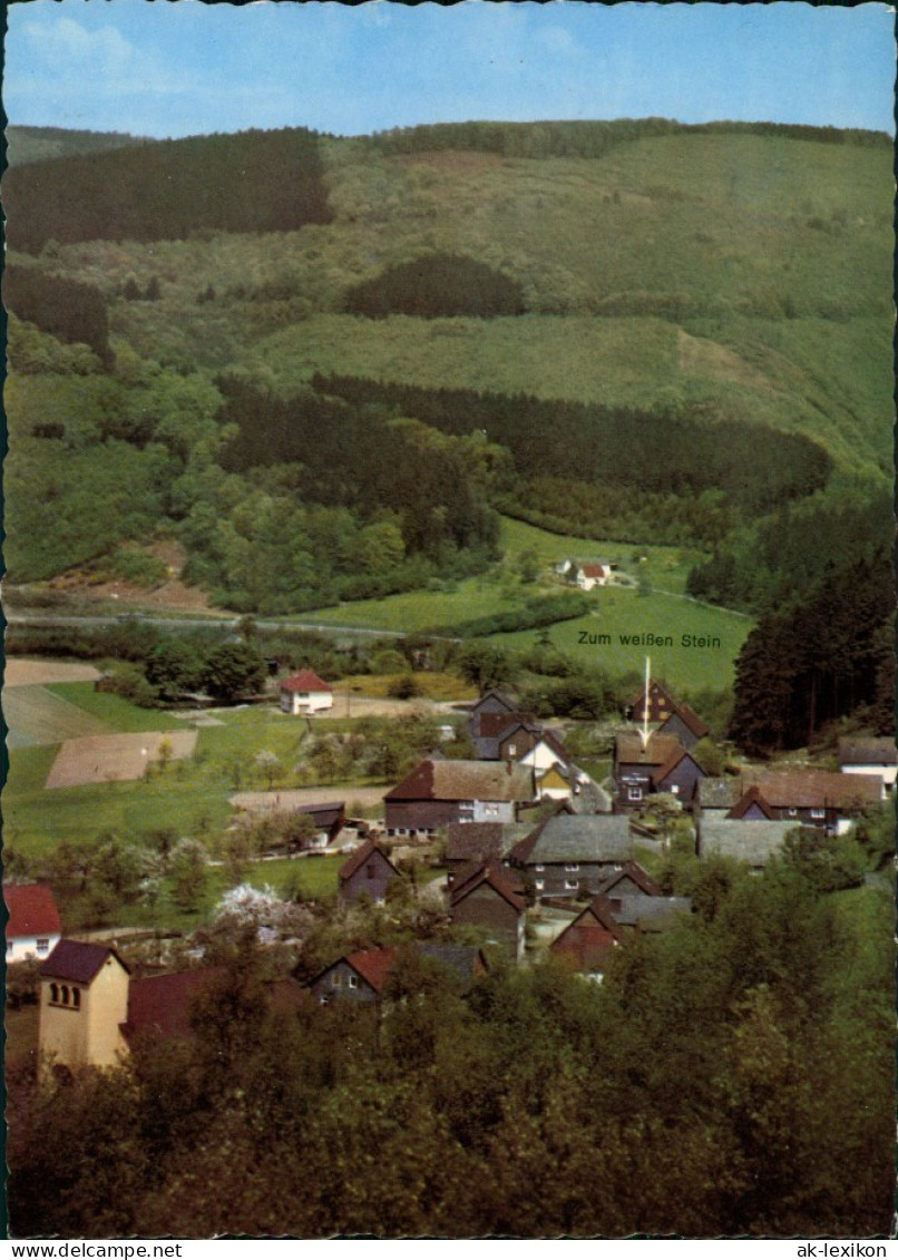 Kirchen-Katzenbach Panorama Ansicht Blick Zum Hotel Zum Weißen Stein 1967 - Other & Unclassified