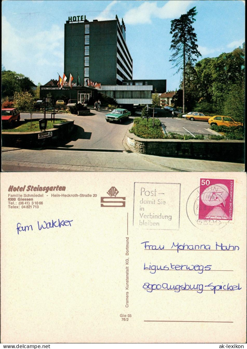 Gießen Hotel Steinsgarten Inh. Schmiedel, Hein-Heckroth-Straße 20 1978/1976 - Giessen