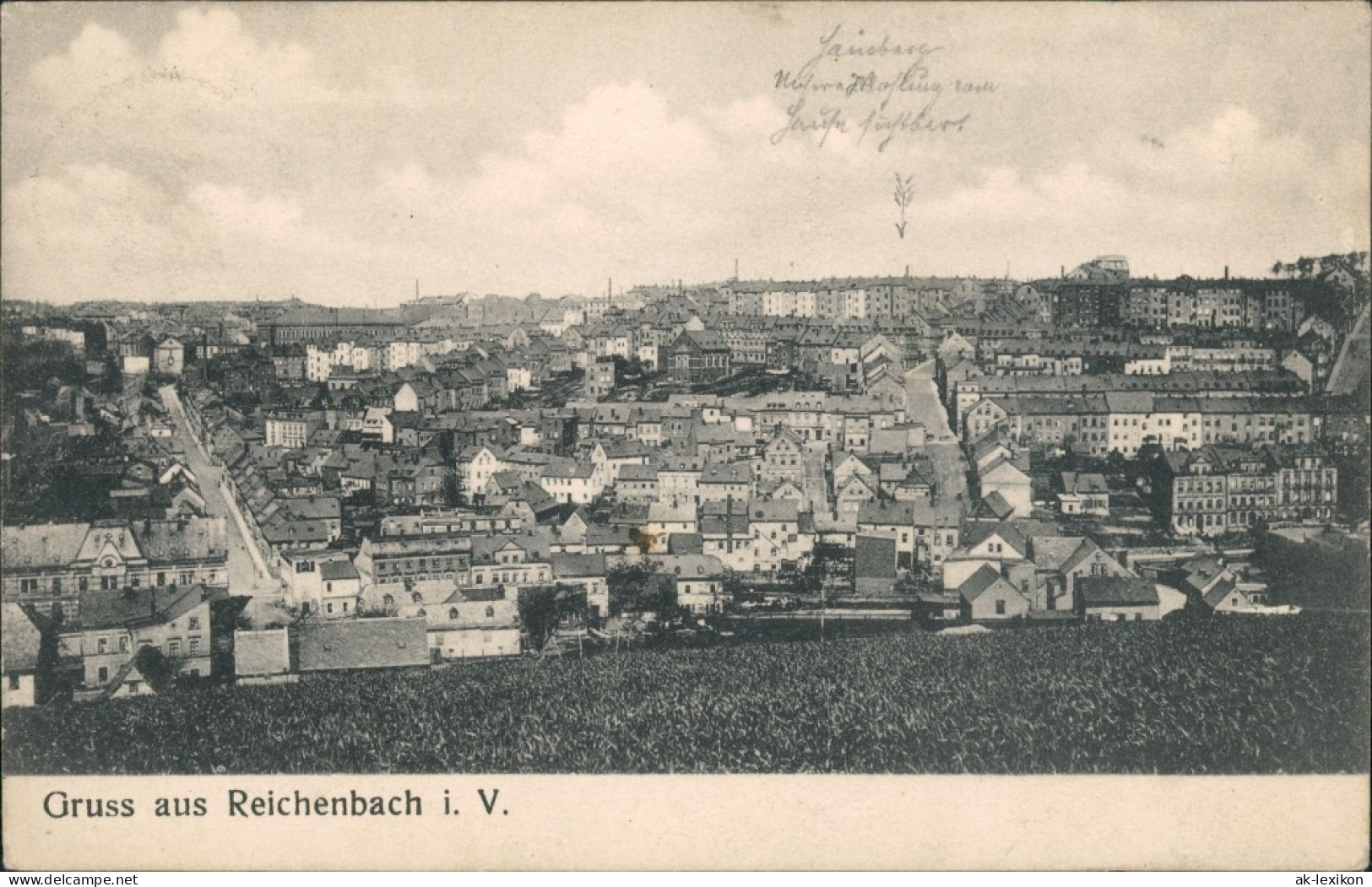 Ansichtskarte Reichenbach (Vogtland) Stadtpartie 1912 - Reichenbach I. Vogtl.