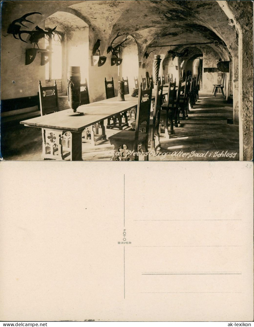 Foto Meersburg Altes Schloß - Alter Saal 1924 Privatfoto - Meersburg