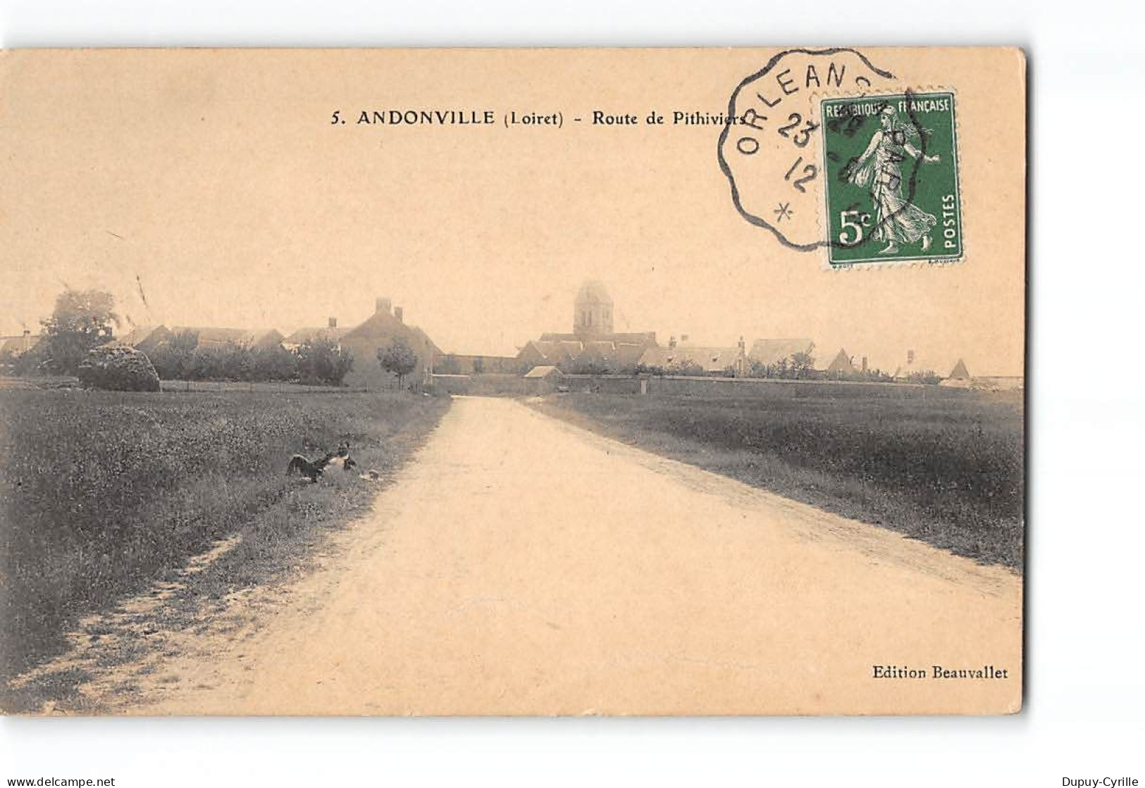 ANDONVILLE - Route De Pithiviers - Très Bon état - Sonstige & Ohne Zuordnung