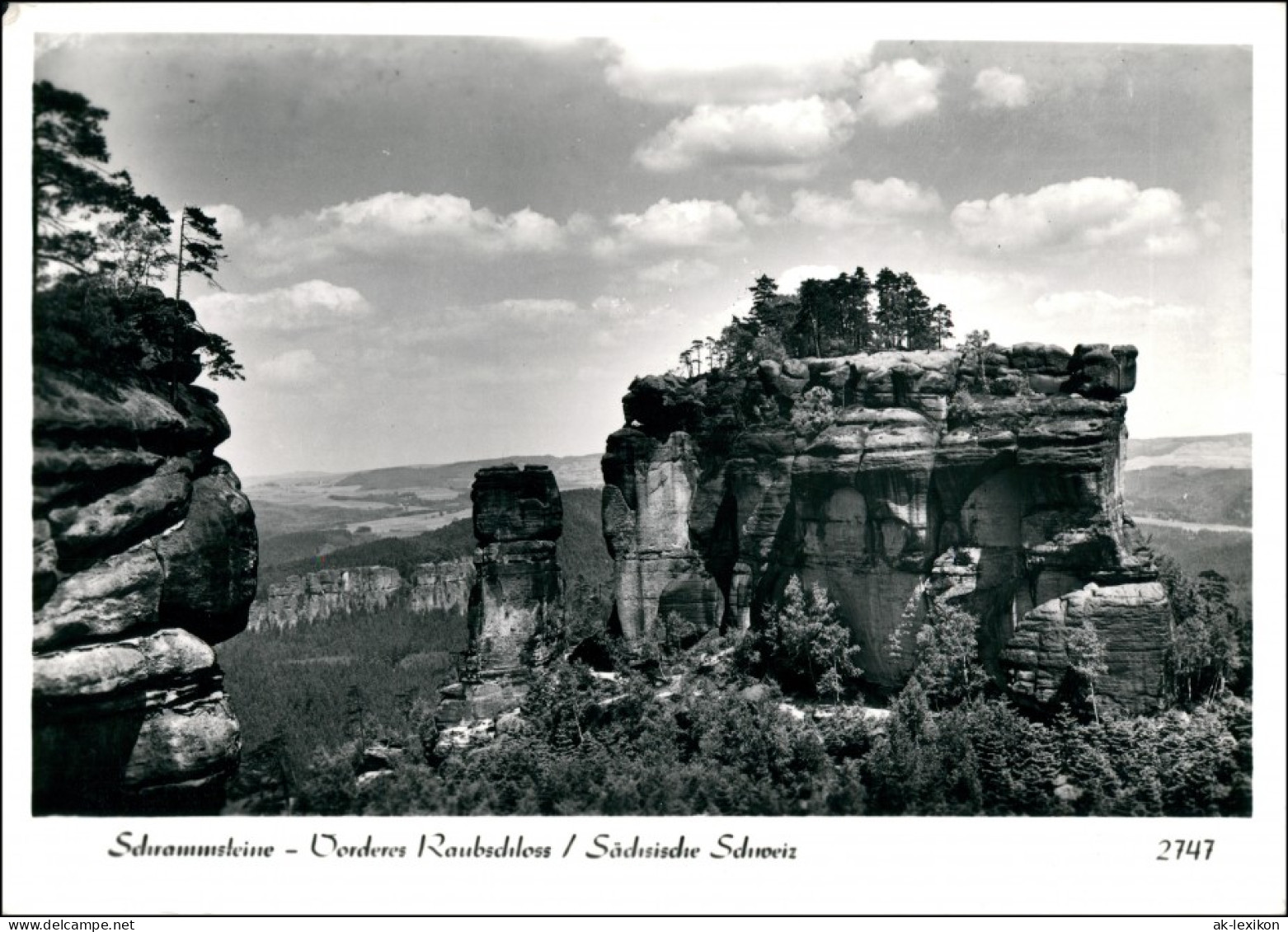 Ansichtskarte Bad Schandau Schrammsteine - Foto Hering 1969 - Bad Schandau