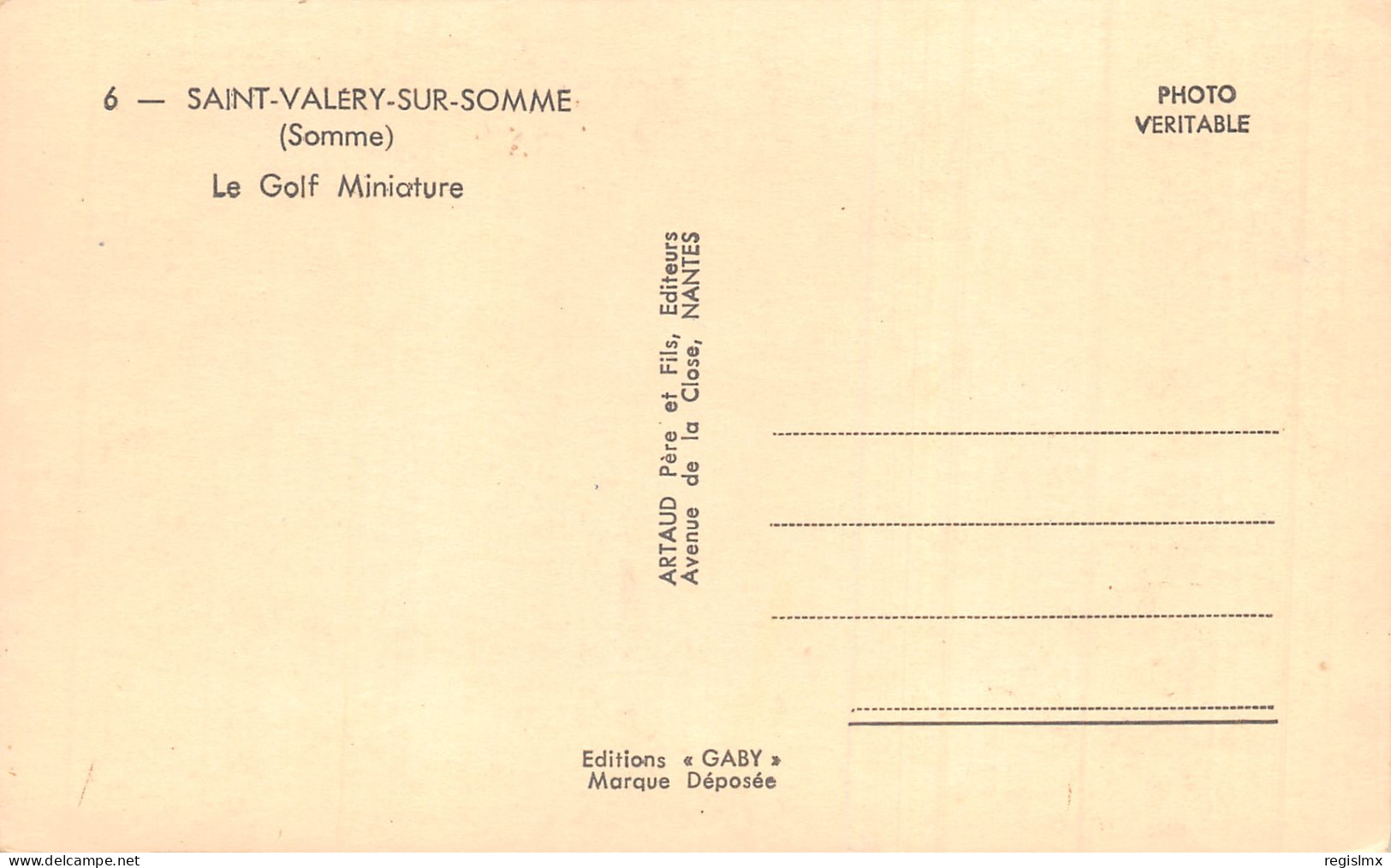 80-SAINT VALERY SUR SOMME-N°356-B/0365 - Saint Valery Sur Somme