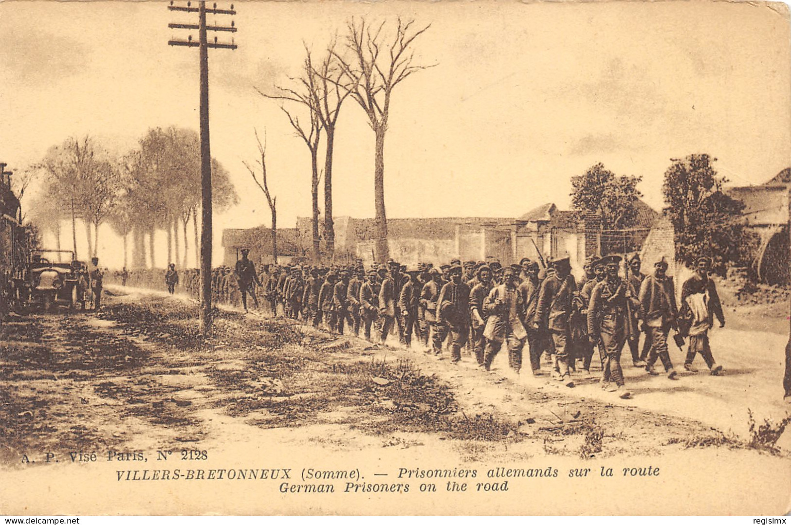 80-VILLERS BRETONNEUX-PRISONNIERS ALLEMANDS-N°356-B/0359 - Villers Bretonneux