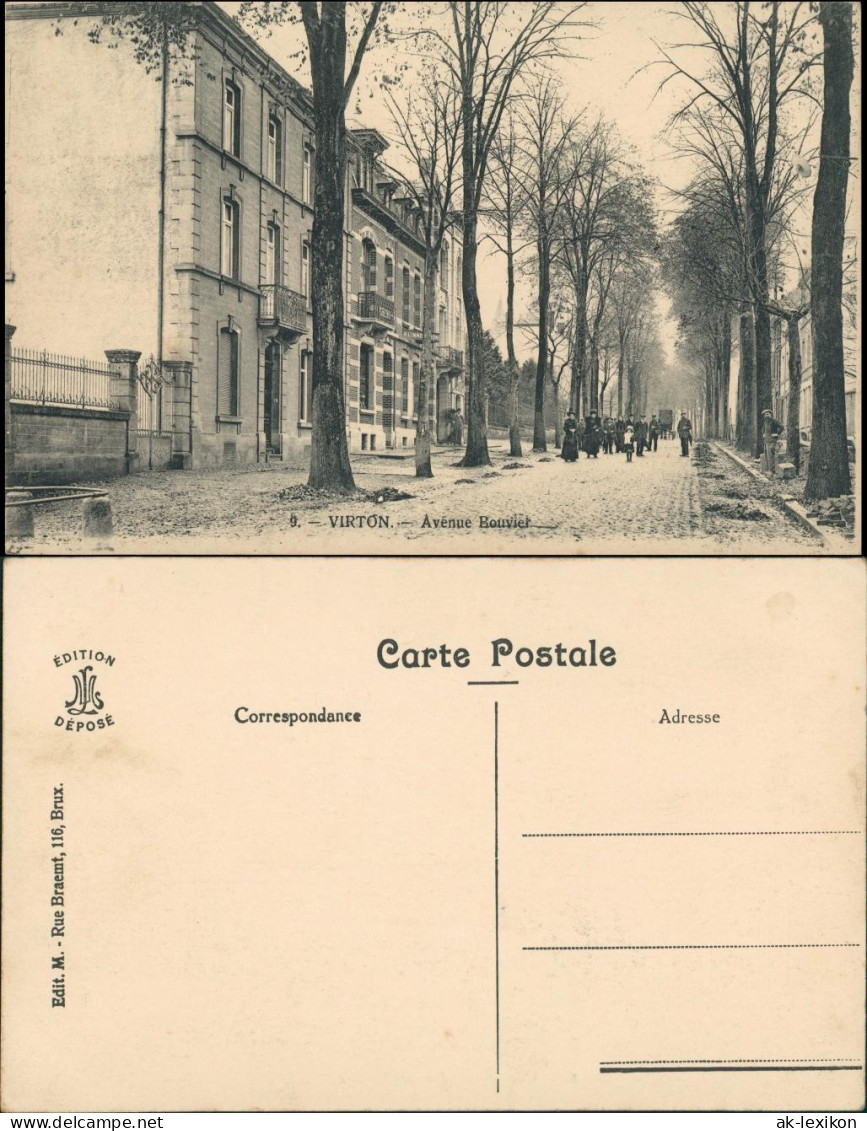 Postkaart Virton Avenue Bouvier 1913 - Other & Unclassified