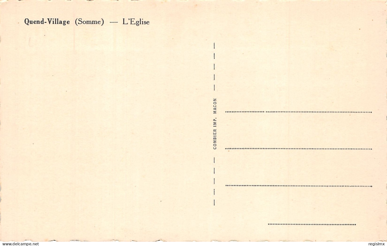 80-QUEND VILLAGE-N°356-B/0329 - Quend