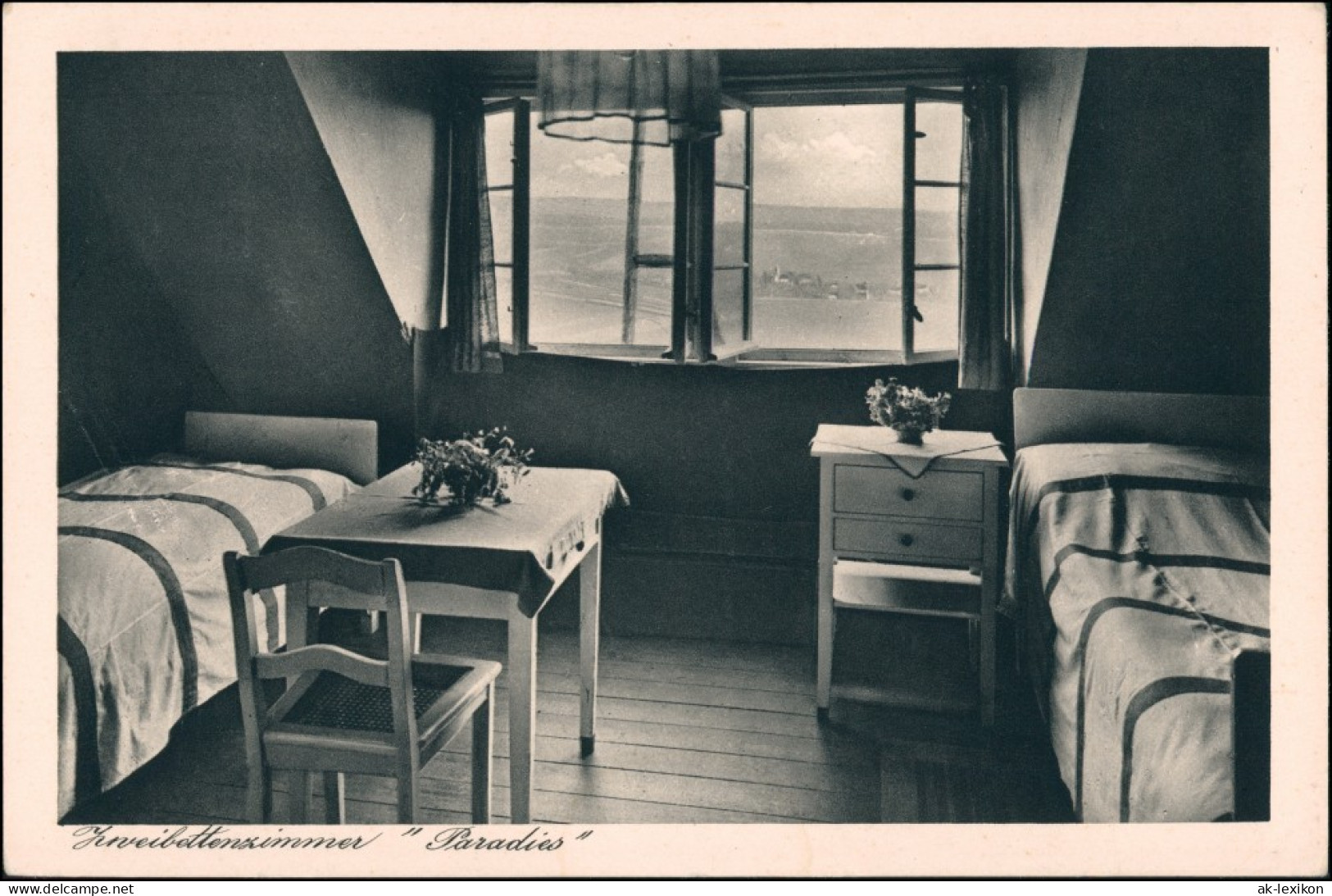 Hauteroda-An Der Schmücke Haus Auf Dem Berge Erholungsheim Zimmer 1928 - Other & Unclassified