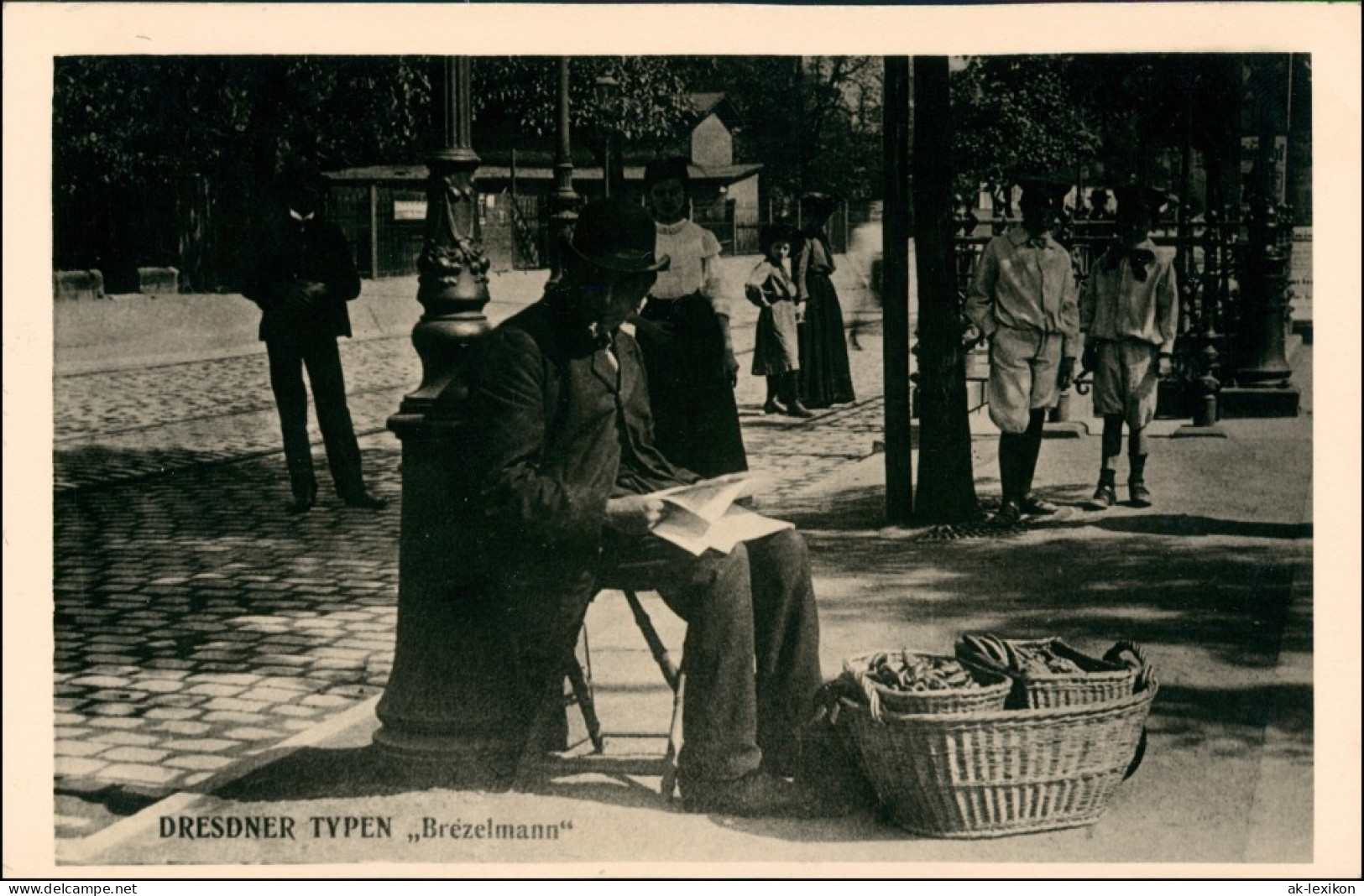 Ansichtskarte Dresden Dresden Typen - Brezelmann Straße 1925/1995 REPRO - Dresden