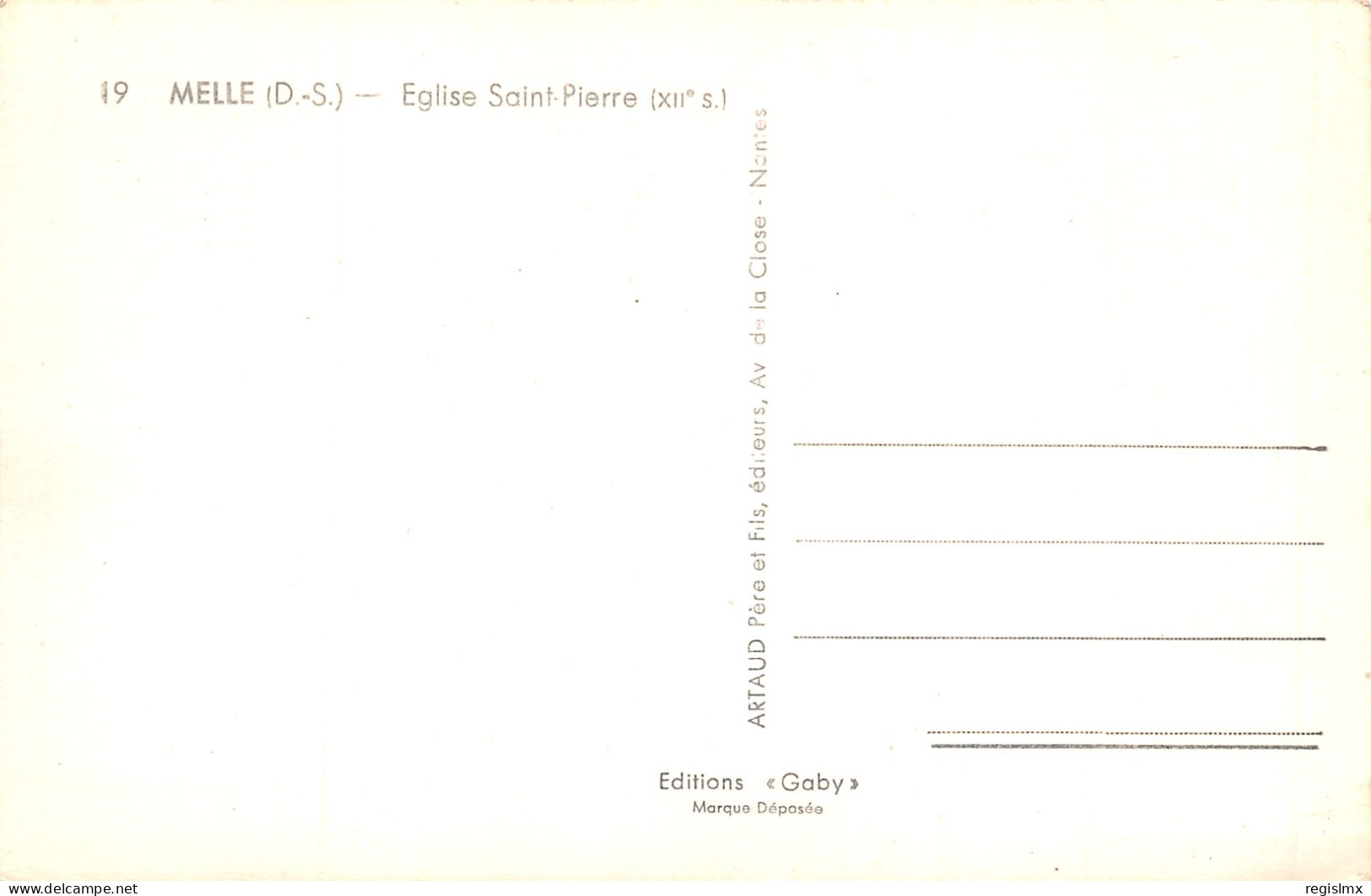 79-MELLE-N°356-B/0077 - Melle