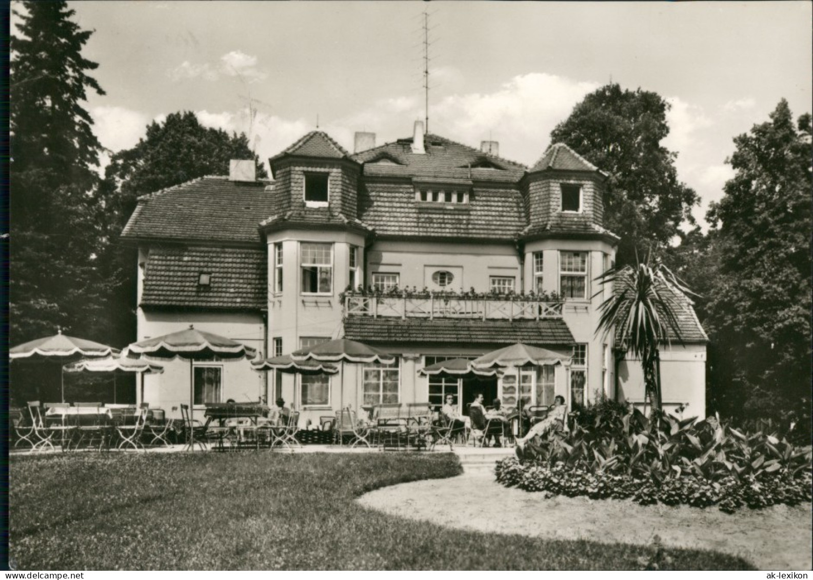 Ansichtskarte Neuglobsow-Stechlin FDGB-Ferienobjekt Haus Hirschberg 1974 - Neuglobsow