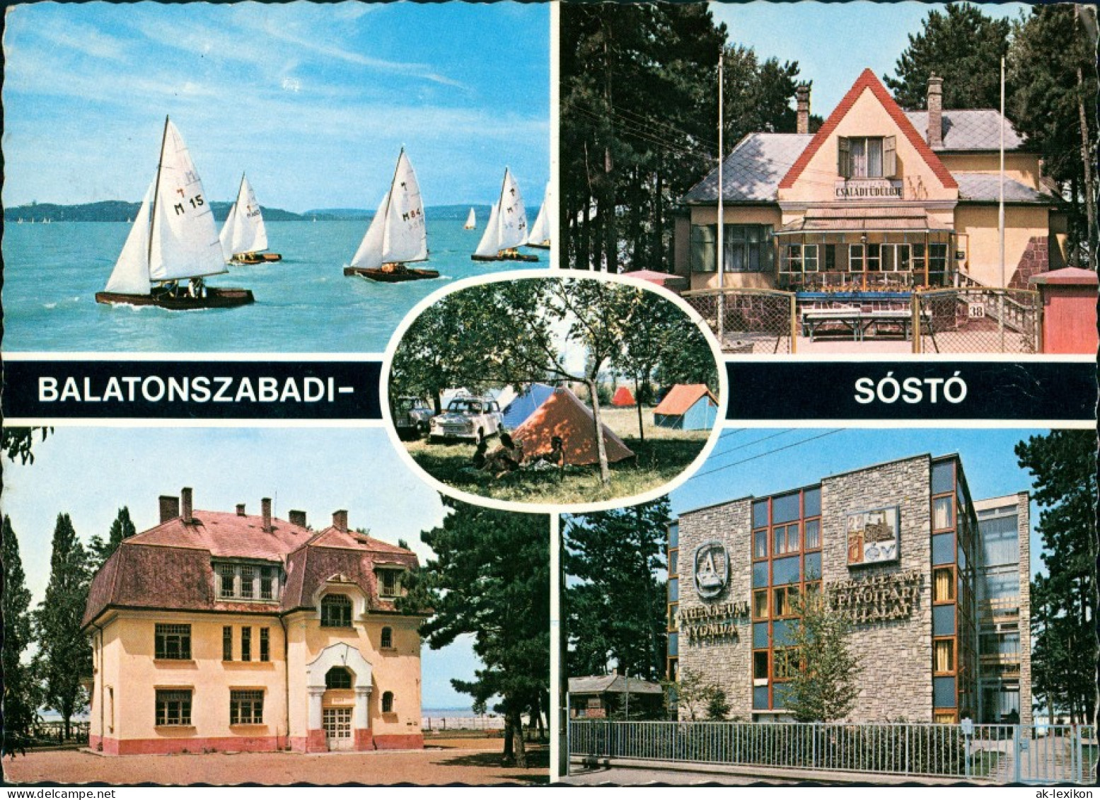 Balatonfüred Balatonszabadi-Sóstó Балатонсaбaди-Шошто 1975 - Ungheria