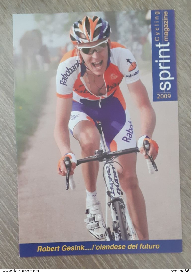 Robert Gesink Rabobank Sprint Magazine - Cyclisme