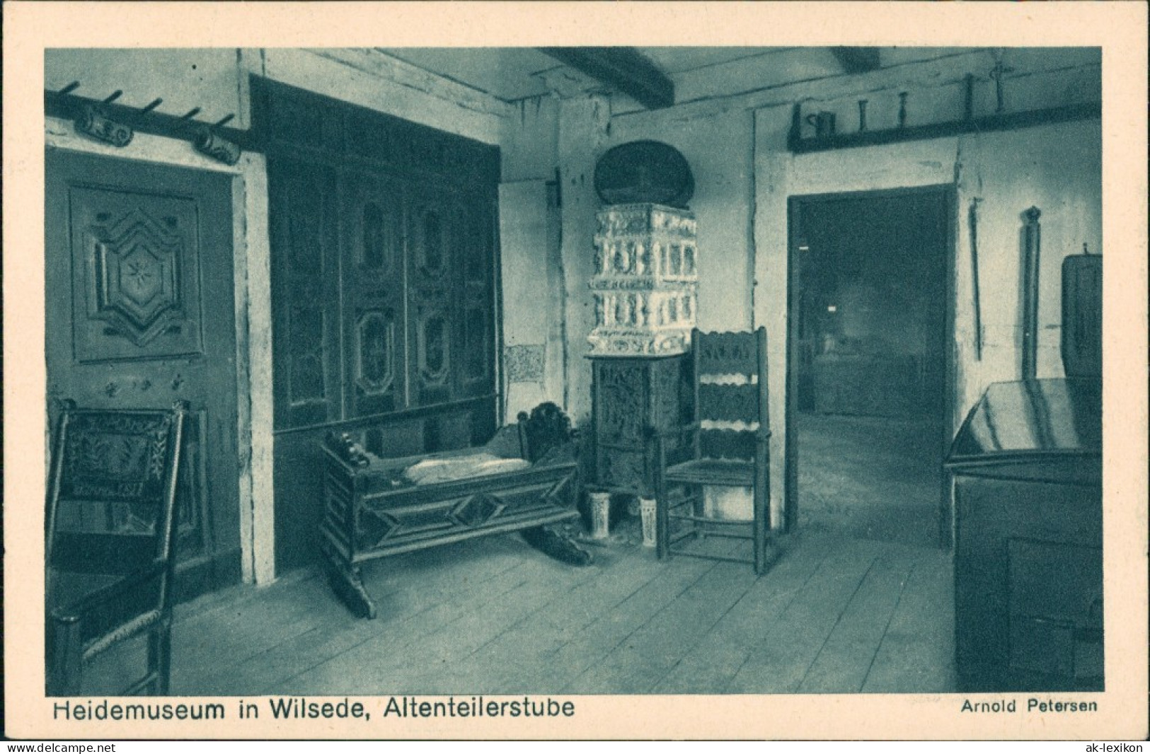Wilsede-Bispingen Heidemuseum Altenteiler-Stube Zimmer Innenansichten 1930 - Sonstige & Ohne Zuordnung