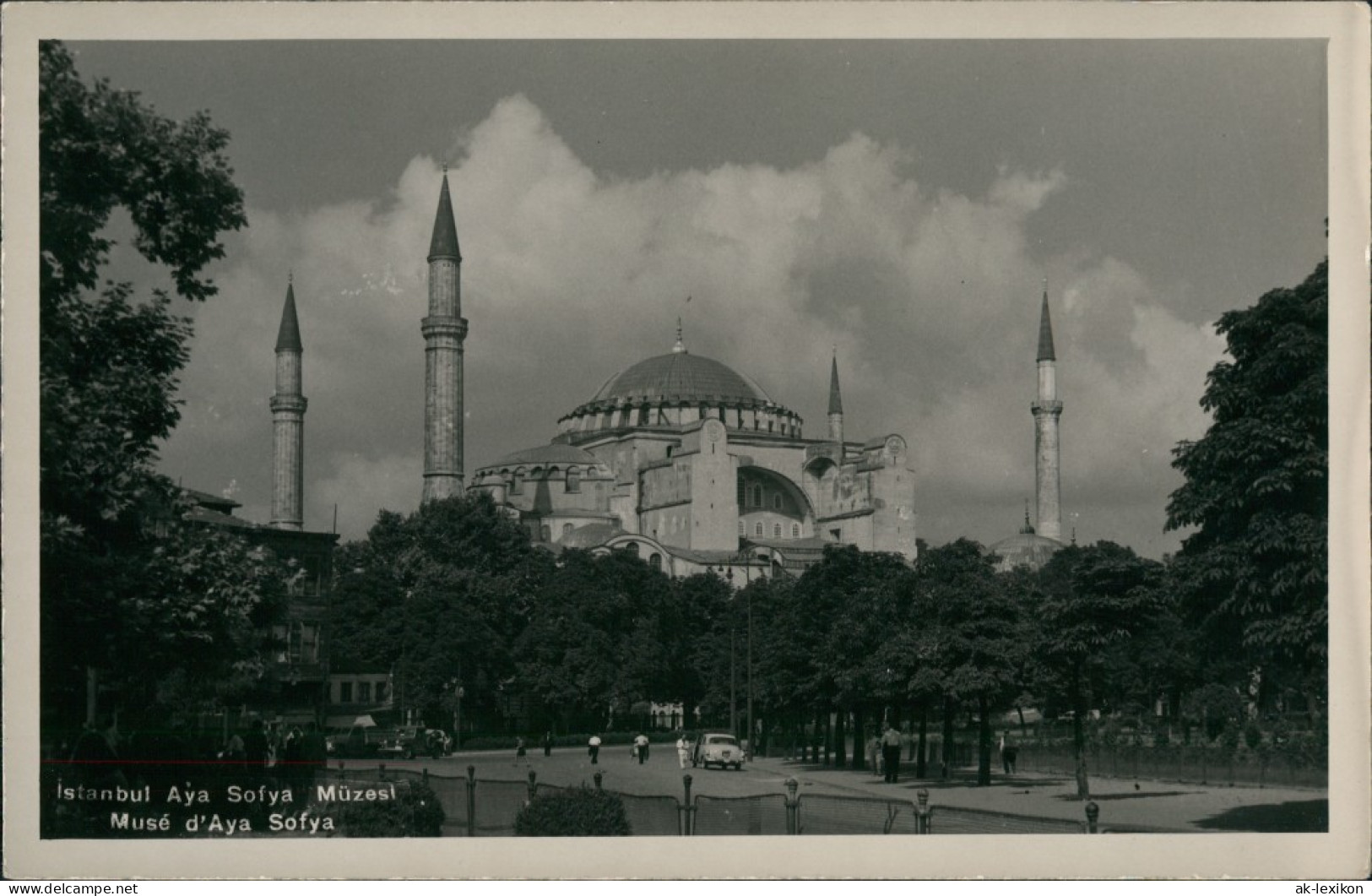 Istanbul  | Constantinople Hagia Sophia, Straßenpartie 1950 Privatfoto - Turkey