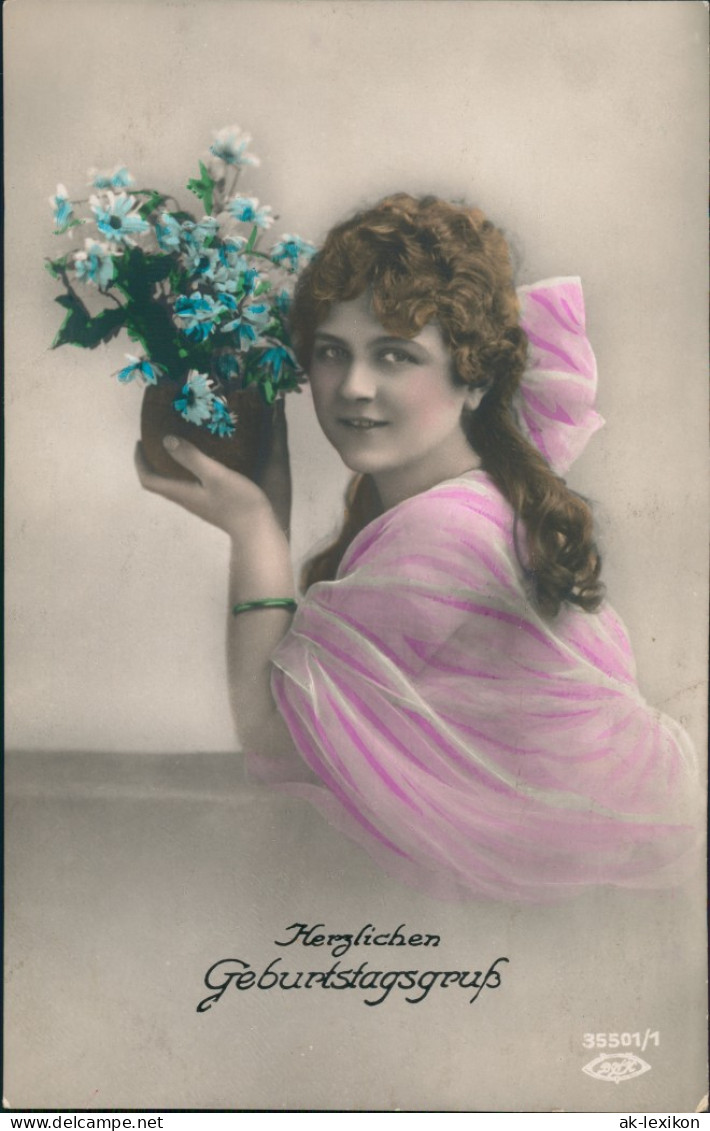 Ansichtskarte  Glückwunsch, Grußkarten Geburtstag, Mutter, Kind, Junge 1913 - Anniversaire
