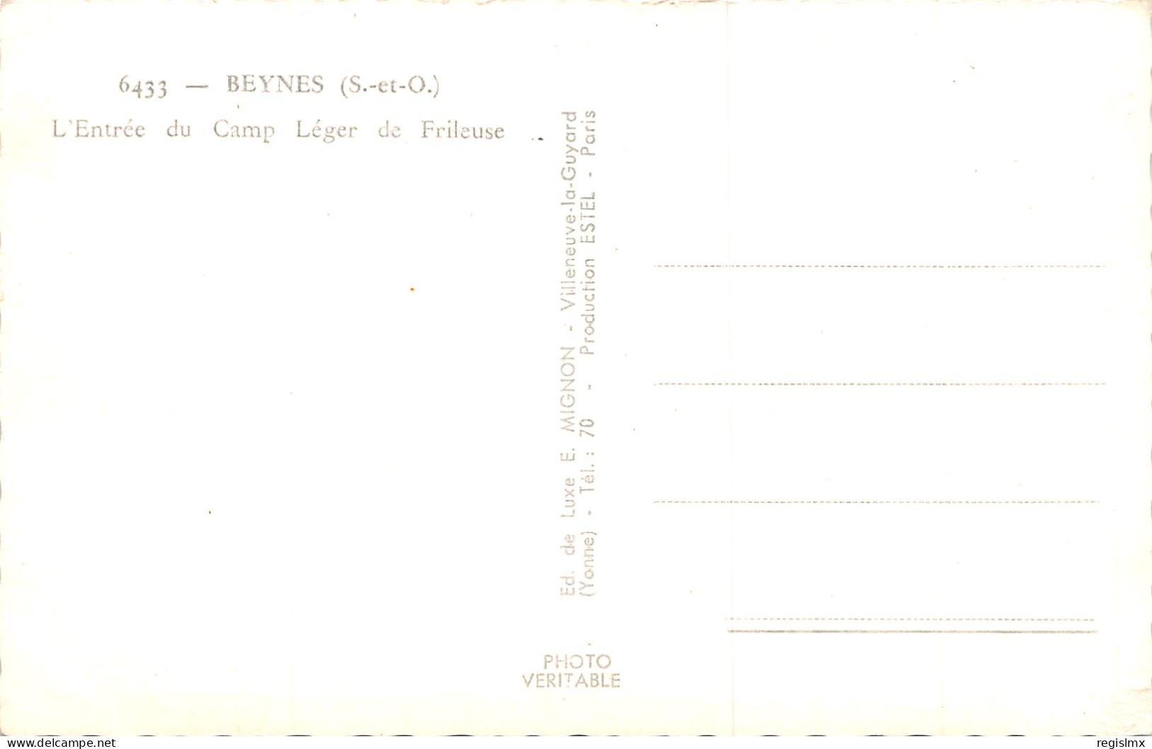 78-BEYNES-CAMP LEGER DE FRILEUSE-N°356-A/0081 - Beynes