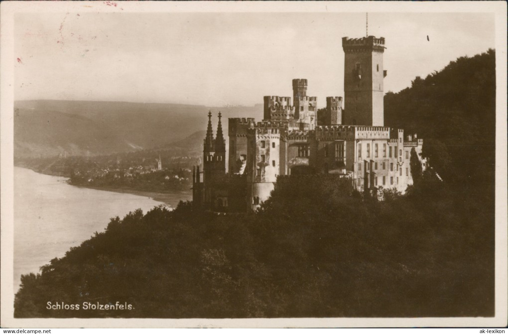 Stolzenfels-Koblenz Schloß StolzenfelsBurg Stolzenfel, Anblick 1930 - Koblenz