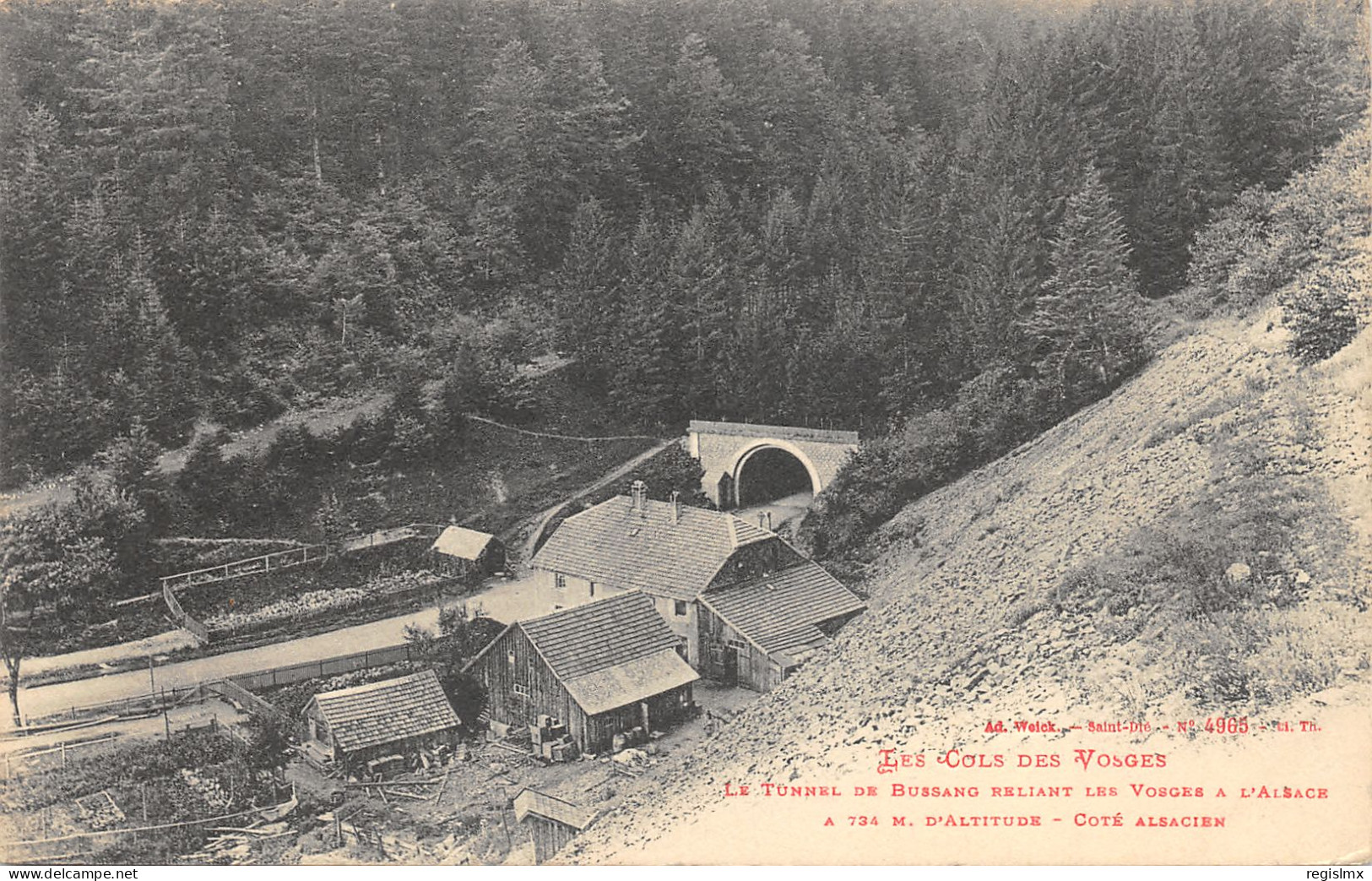 88-BUSSANG-LE TUNNEL-N°356-G/0229 - Bussang