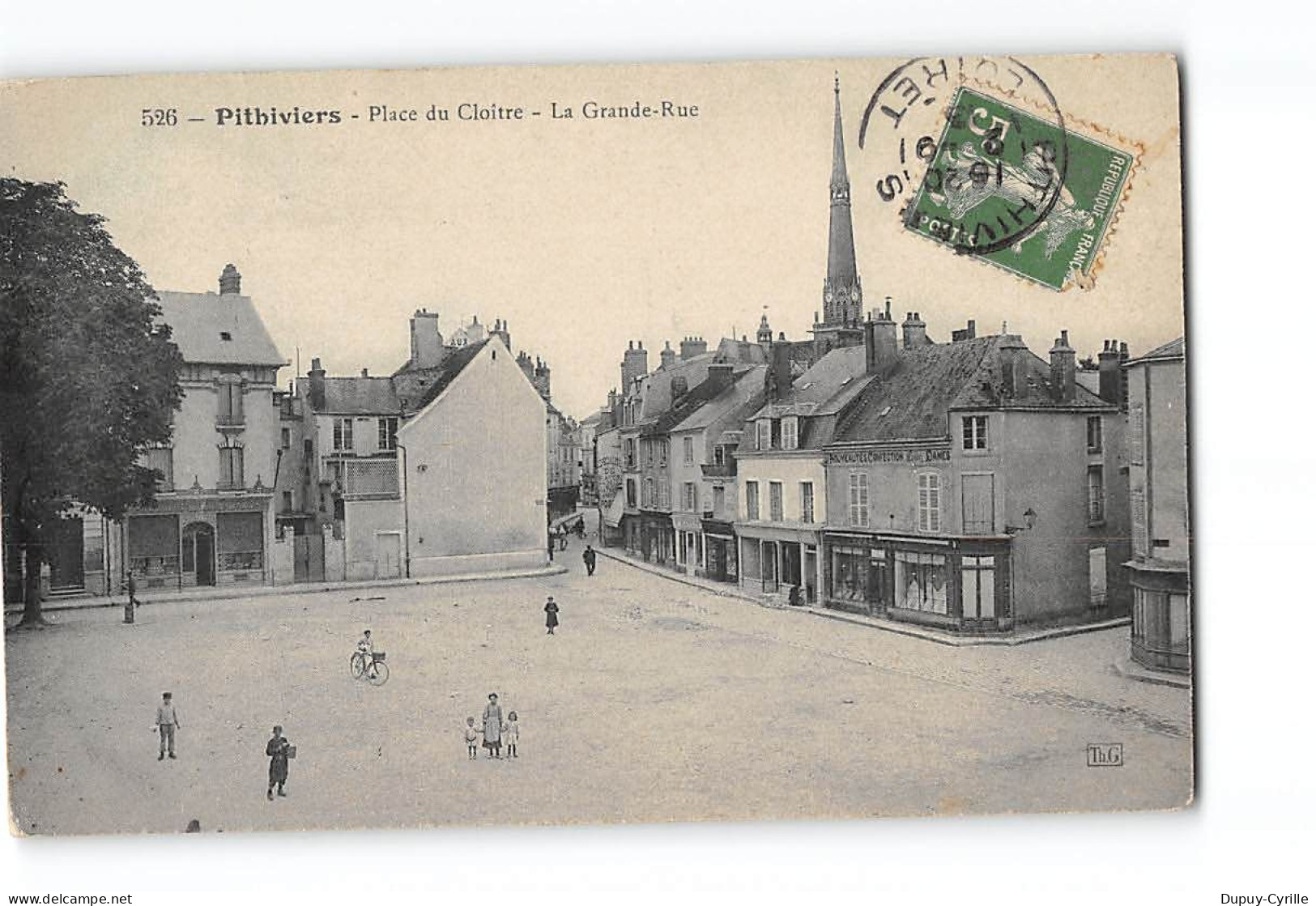 PITHIVIERS - Place Du Cloître - La Grande Rue - Très Bon état - Pithiviers