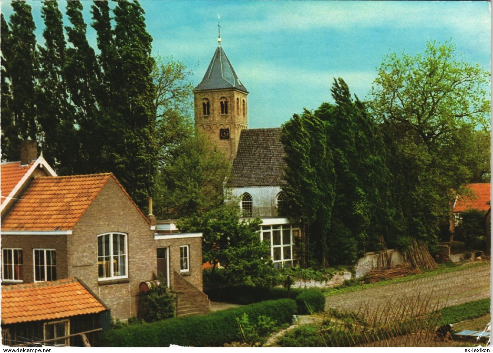 Postkaart Bemmel (Lingewaard) Ned. Herv. Kerk Partie A.d. Kirche 1980 - Otros & Sin Clasificación