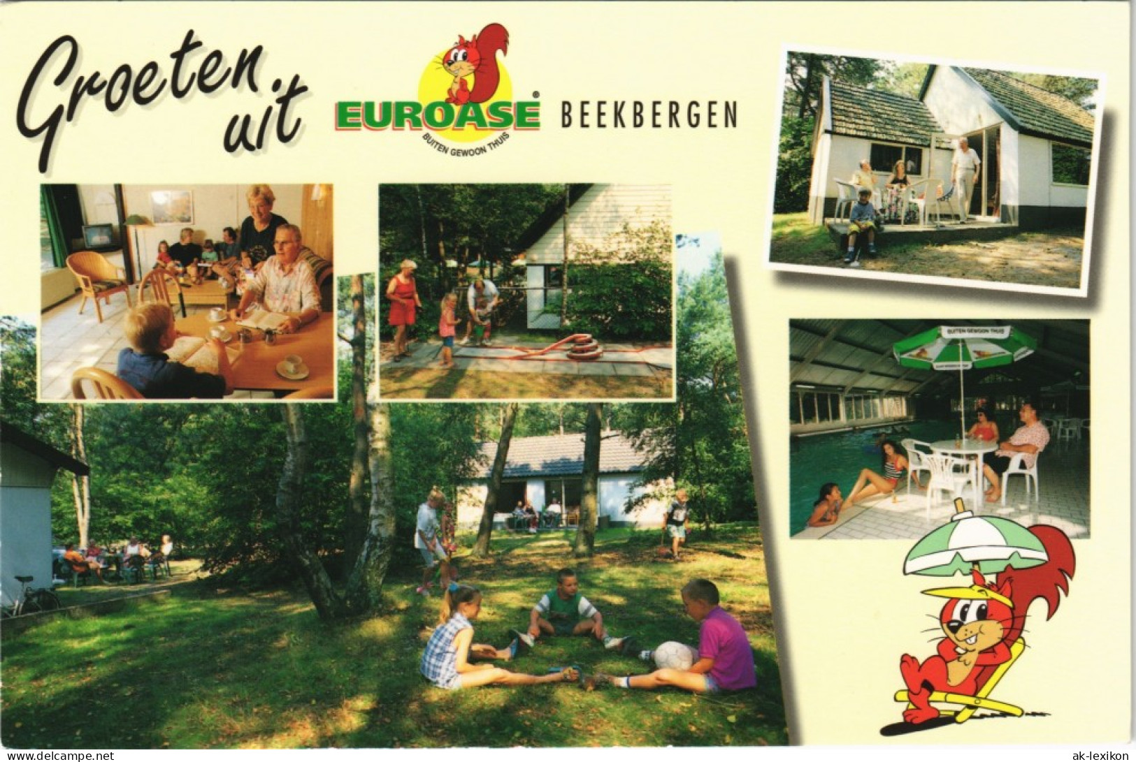 Postkaart Beekbergen-Apeldoorn EUROASE BEEKBERGEN Mehrbild-AK 1999 - Autres & Non Classés